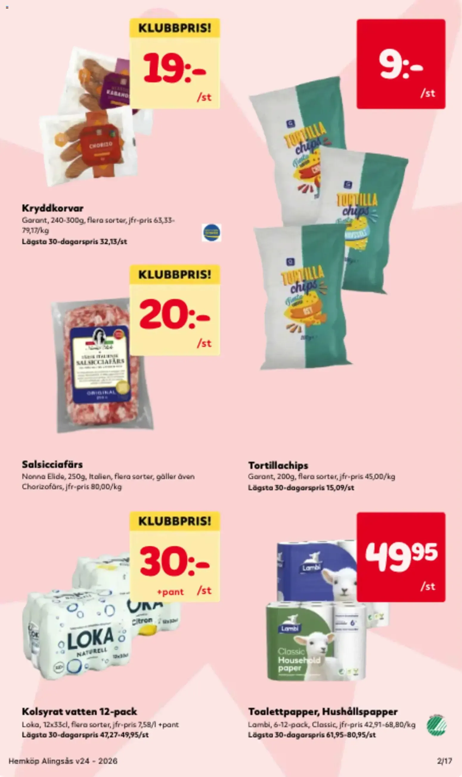 Hemköp VECKANS BÄSTA PRISER! från 8 juni till 14 juni 2026 - Reklamblad sidor 2