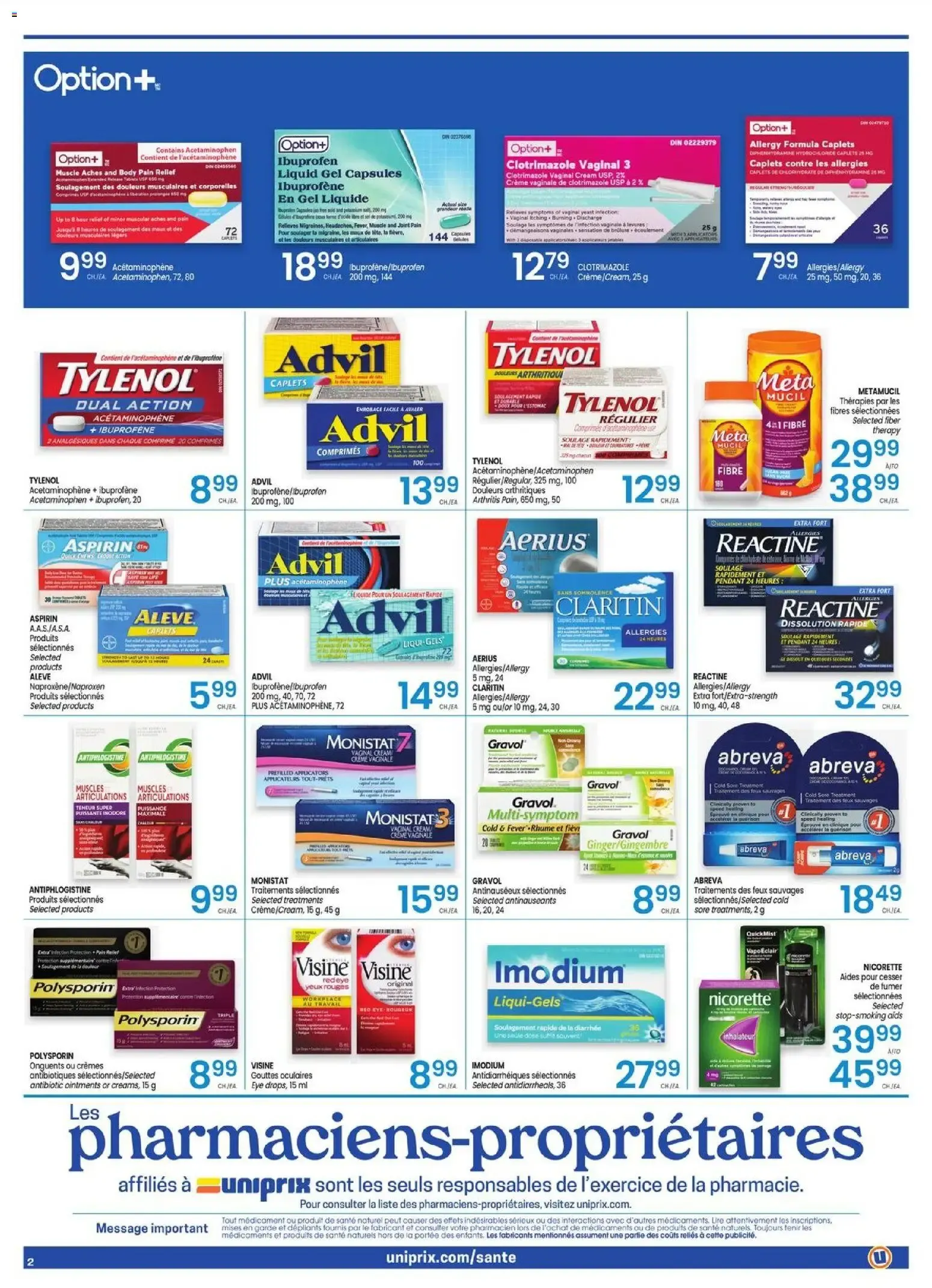 Uniprix - Uniprix Sante from Jul 23, 2026 > weekly specials & deals from July 23 to July 29 2026 - flyer page 2