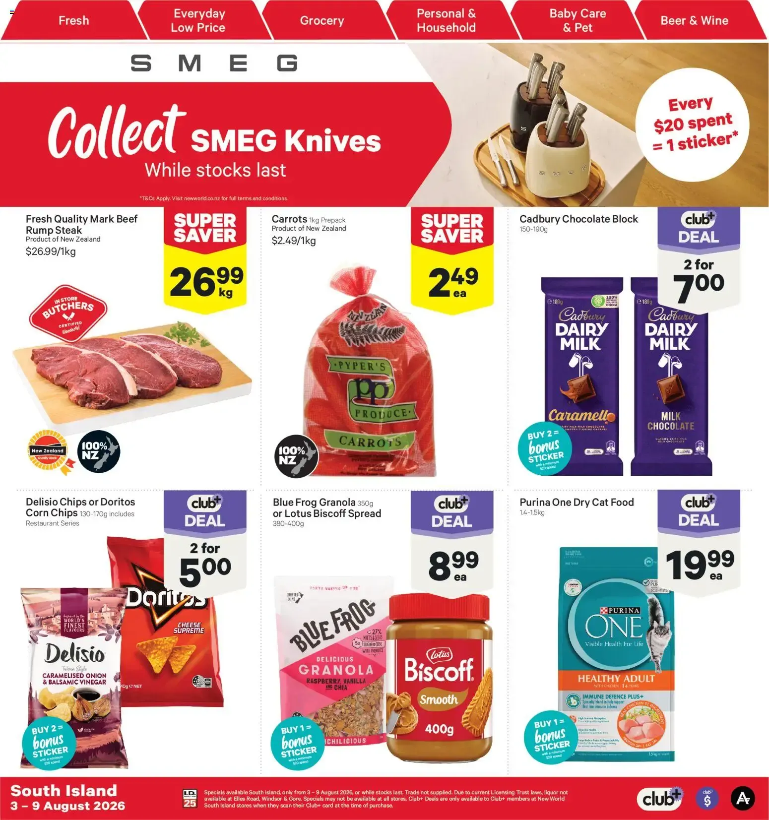 New World new specials valid 3 Aug 2026 - 9 Aug 2026 from 3 August to 9 August 2026 - Catalogue Page 1