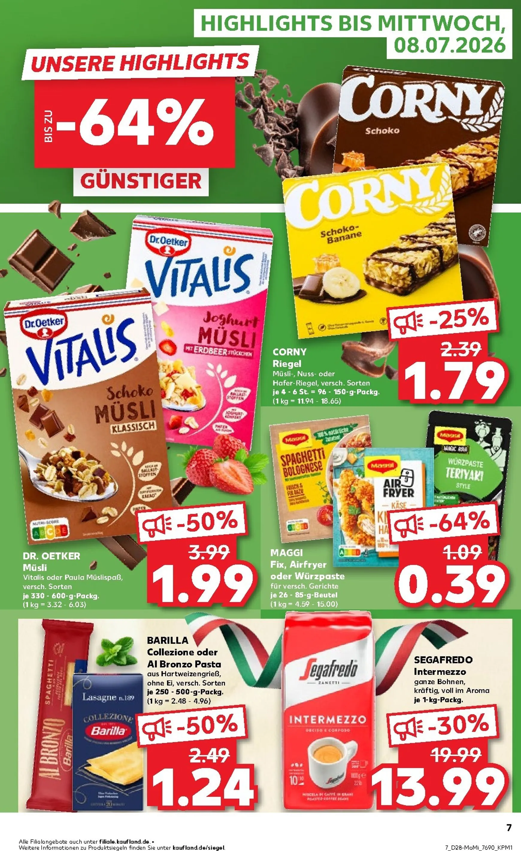 Kaufland - Angebote ab Montag Prospekt nächste Woche – von Montag 06.07.2026 bis Mittwoch 08.07.2026 von 6. Juli bis 8. Juli 2026 - Prospekt seite 7