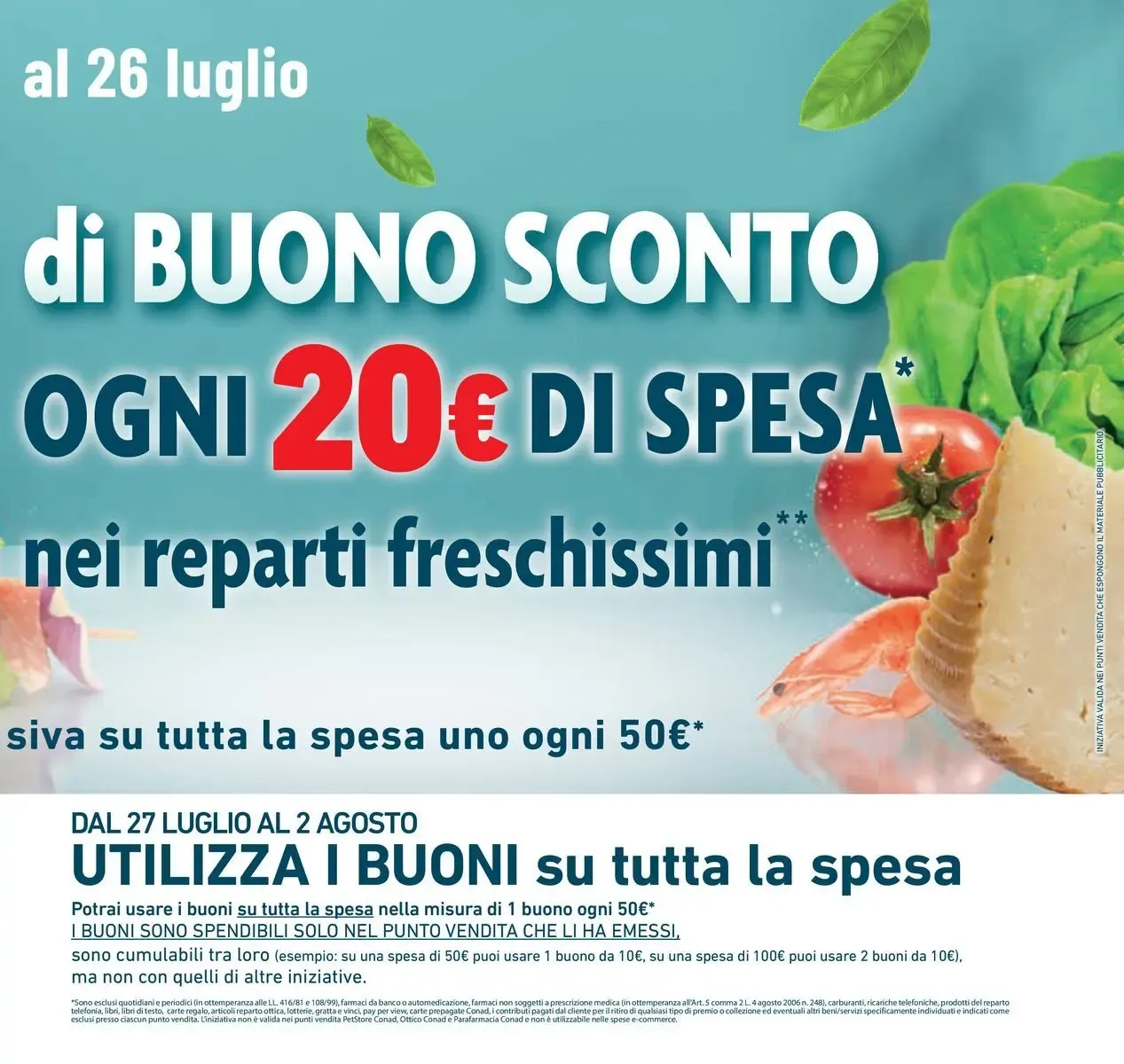 Conad Superstore: Pronti, Partenza Bis - Prendi 2, Paghi 1 da 15 luglio a 28 luglio di 2026 - Pagina del volantino 3