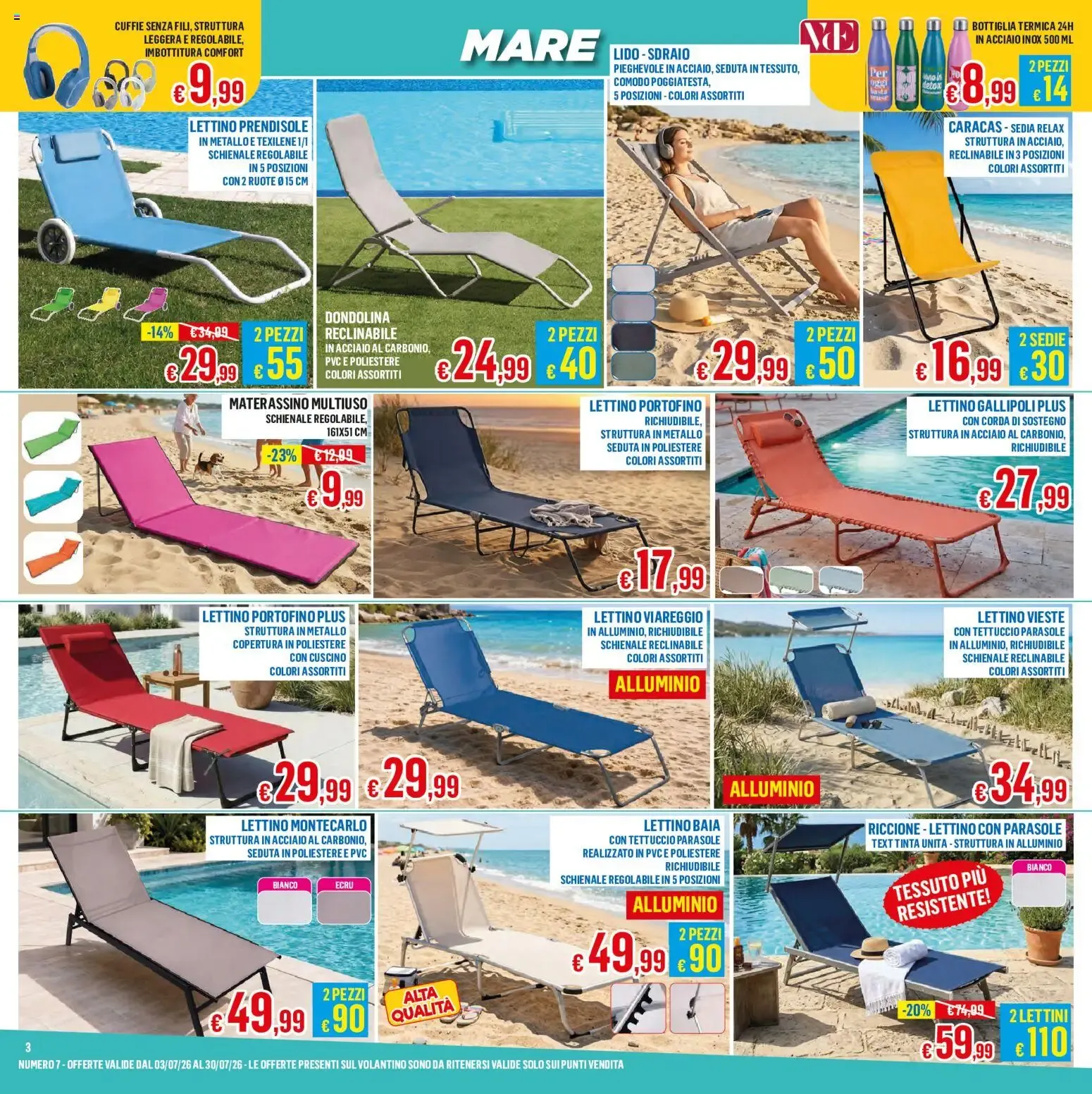 Satur volantino dal 03/07/2026 - online Offerte da 3 luglio a 30 luglio di 2026 - Pagina del volantino 3