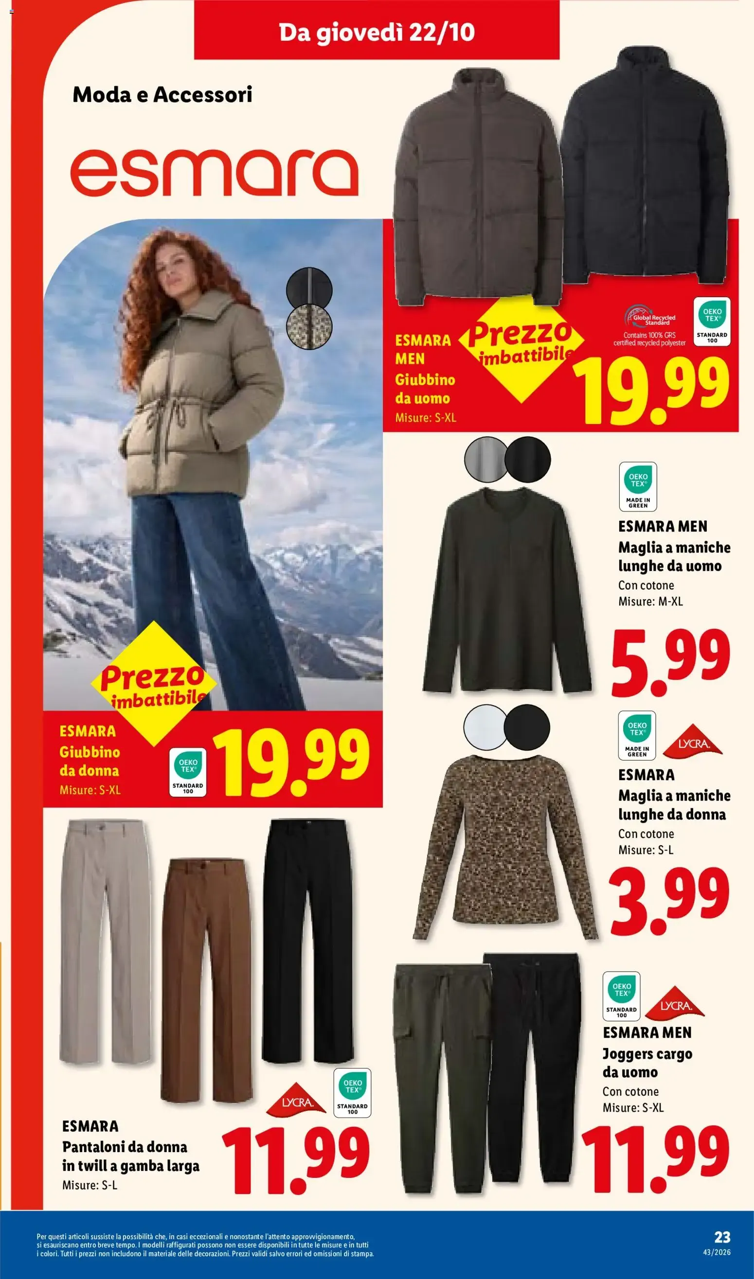 Lidl: Piccoli Prezzi, Grande Qualità da 22 ottobre a 28 ottobre di 2026 - Pagina del volantino 31