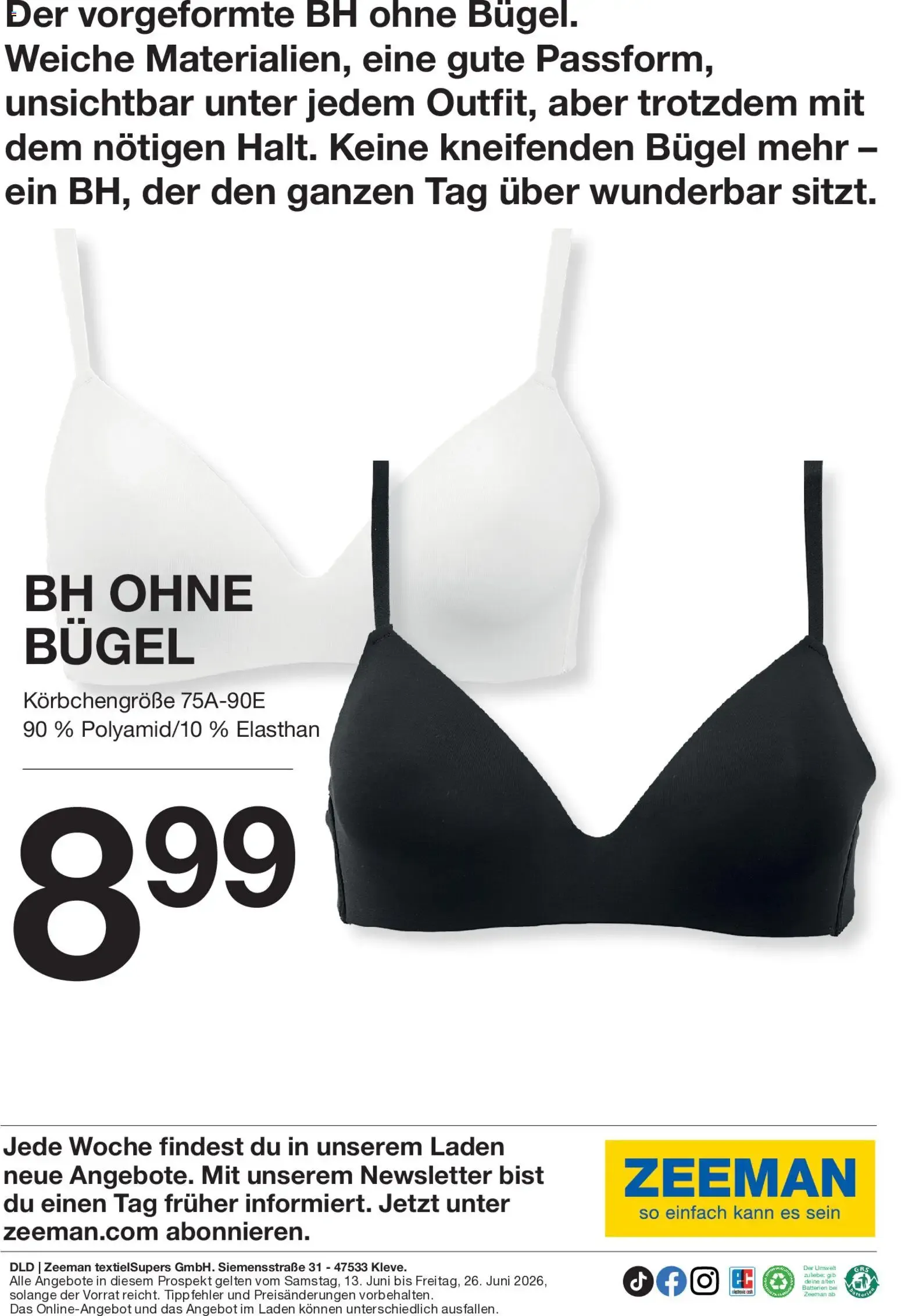 Zeeman Prospekt vom 13.06.2026 – Angebote online von 13. Juni bis 26. Juni 2026 - Prospekt seite 32