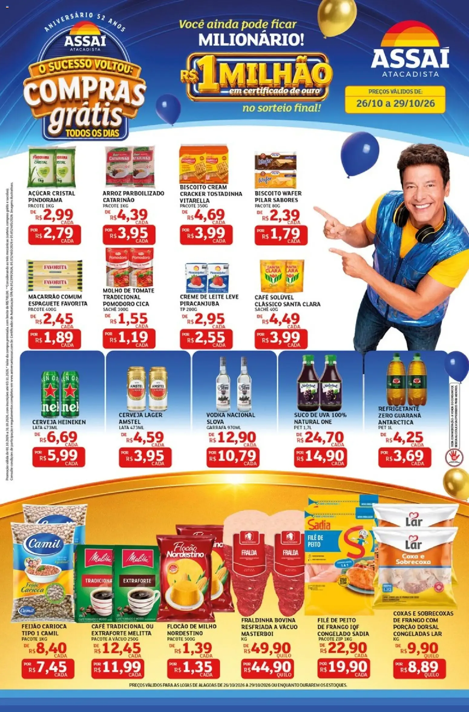 Encarte de Assaí Atacadista ofertas - AL de 26/10/2026 | Promoções Online 26 de outubro até 29 de outubro 2026 - Pagina 1