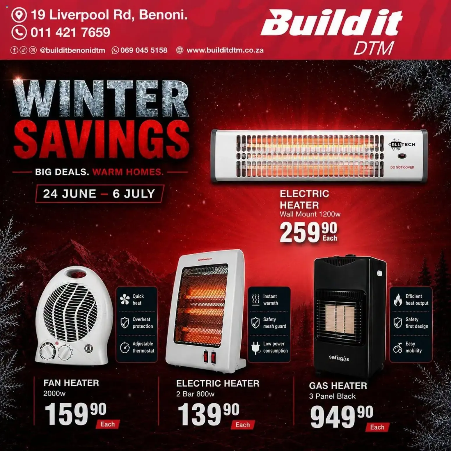 Build It Gauteng - Winter Savings. Big Deals. Warm Homes. (24/06/2026 - 06/07/2026) Online from 24 June to 6 July 2026 - Catalogue Page 2