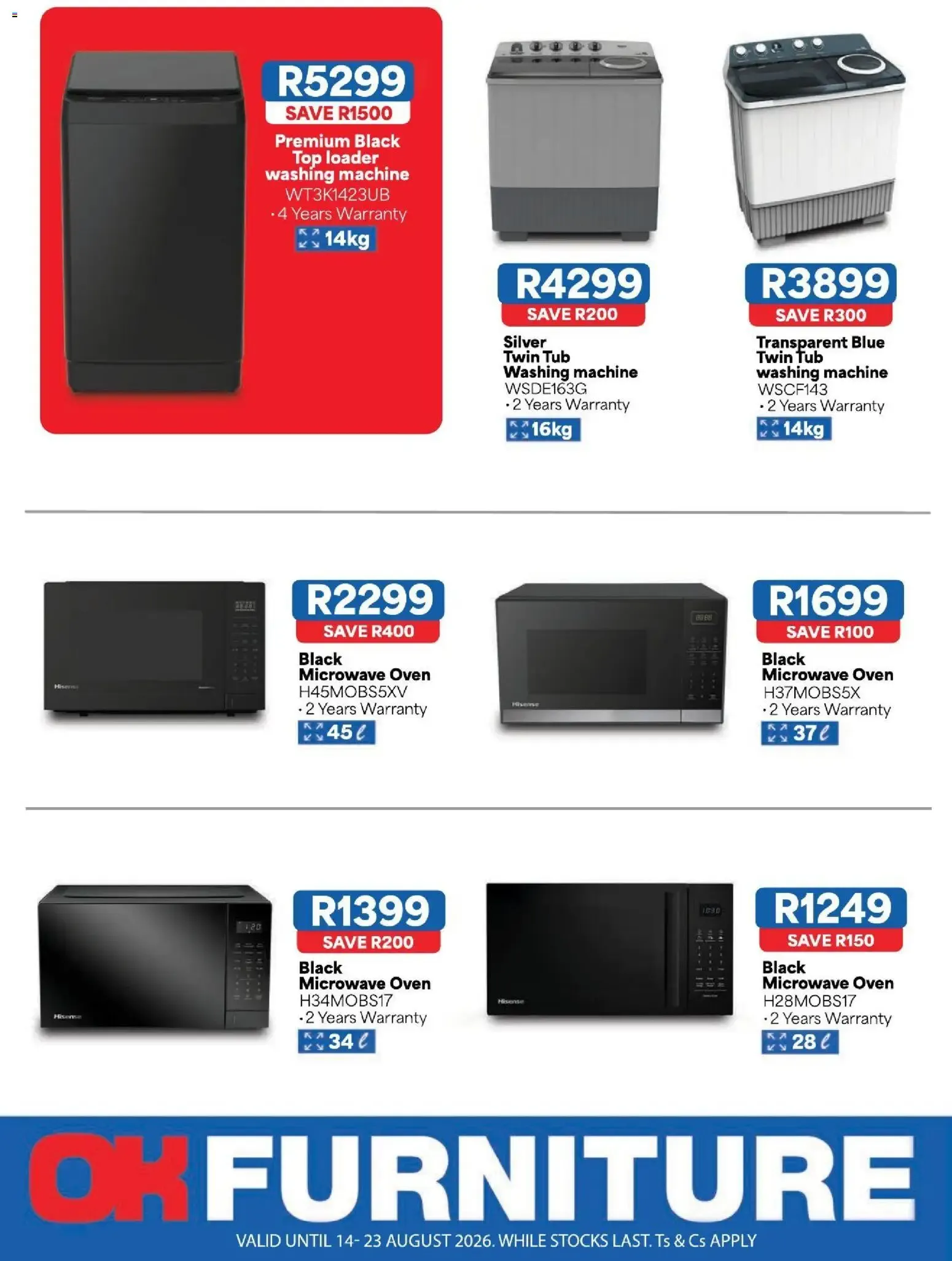 OK Furniture - Hisense (14/08/2026 - 23/08/2026) Online from 14 August to 23 August 2026 - Catalogue Page 2