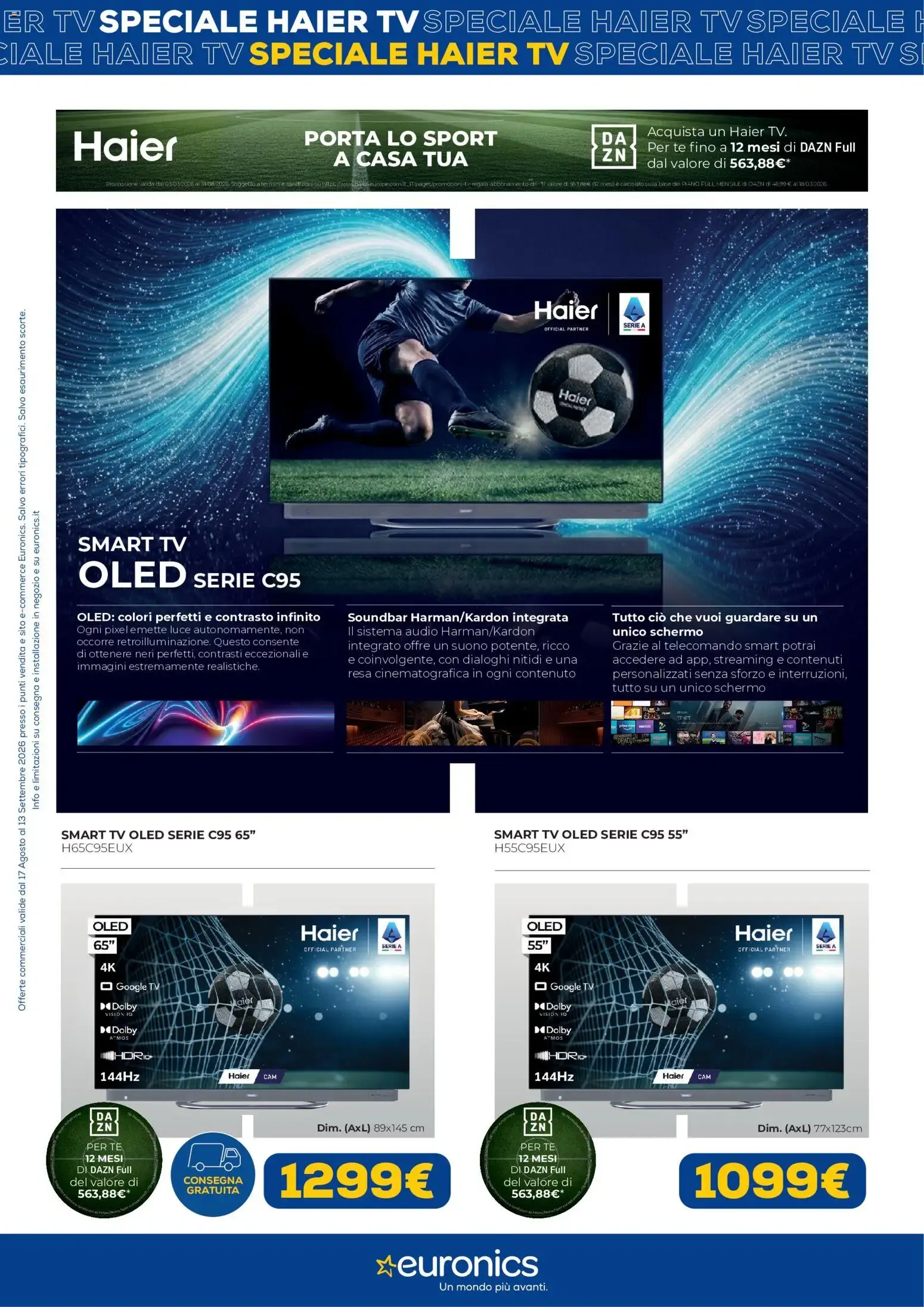 Nuovo Euronics volantino Haier TV dal 17/08/2026 > offerte anteprima 🛍️ da 17 agosto a 13 settembre di 2026 - Pagina del volantino 2