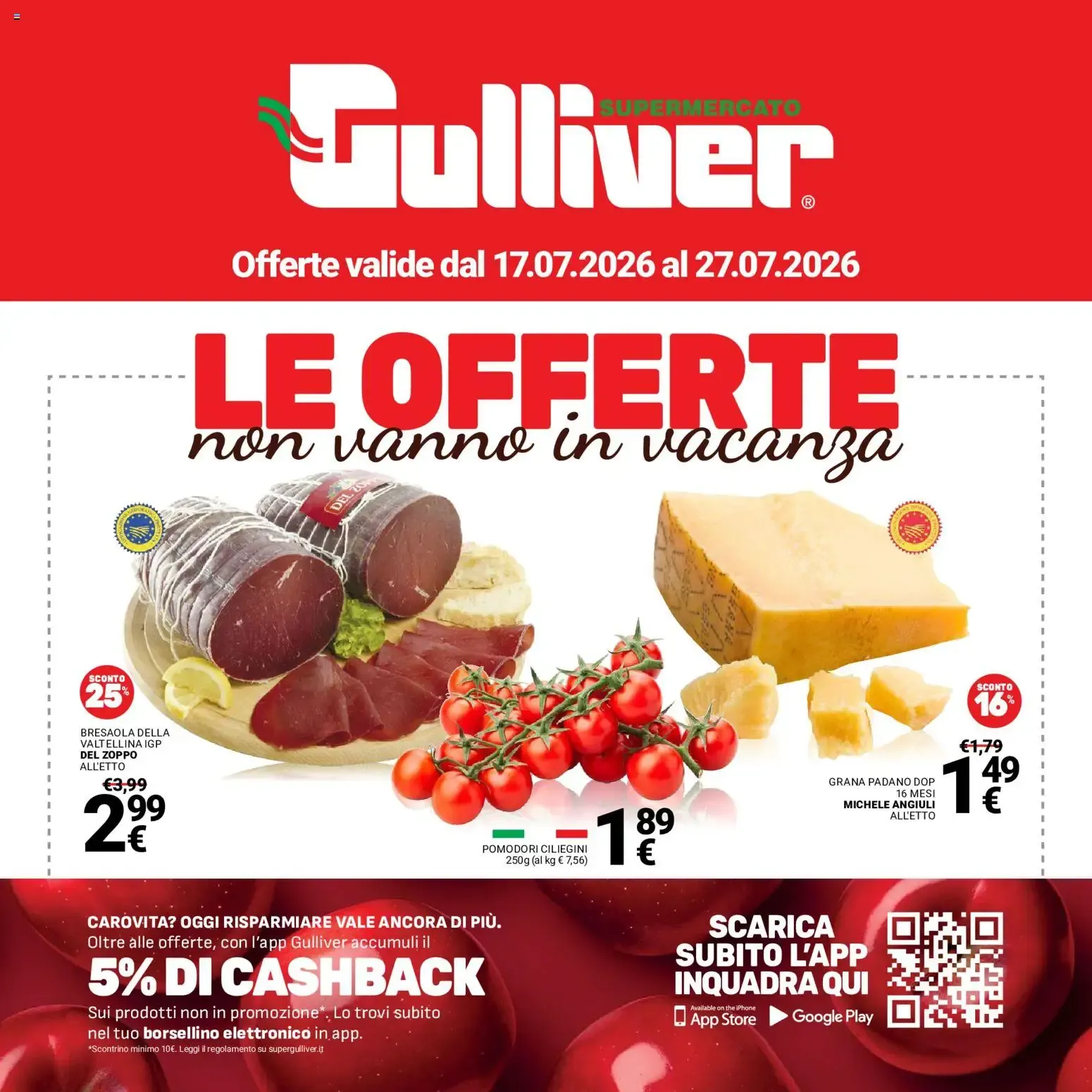Nuovo Gulliver volantino dal 17/07/2026 > offerte anteprima 🛍️ da 17 luglio a 27 luglio di 2026 - Pagina del volantino 1
