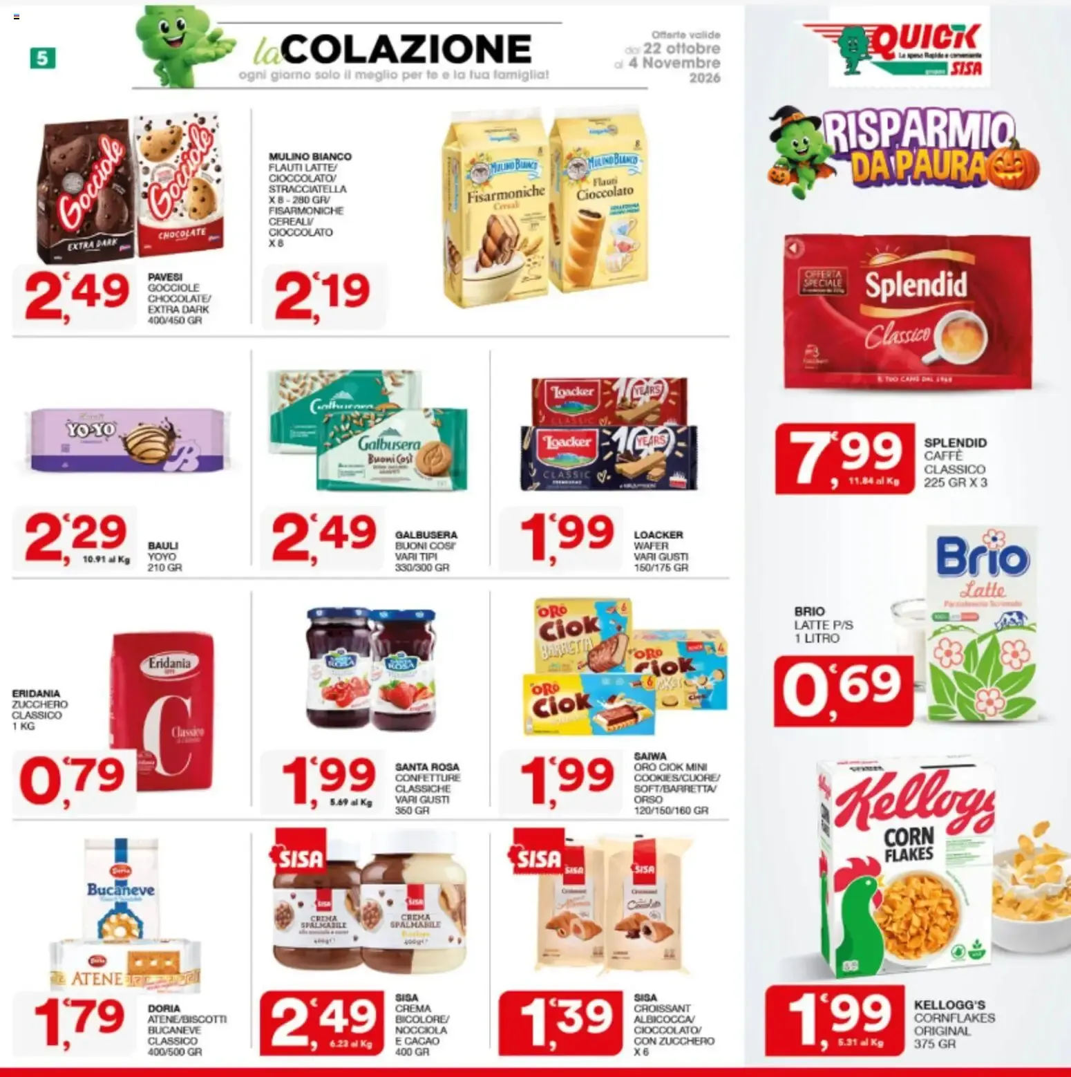 QUICK SISA RISPARMIO DA PAURA da 22 ottobre a 4 novembre di 2026 - Pagina del volantino 5
