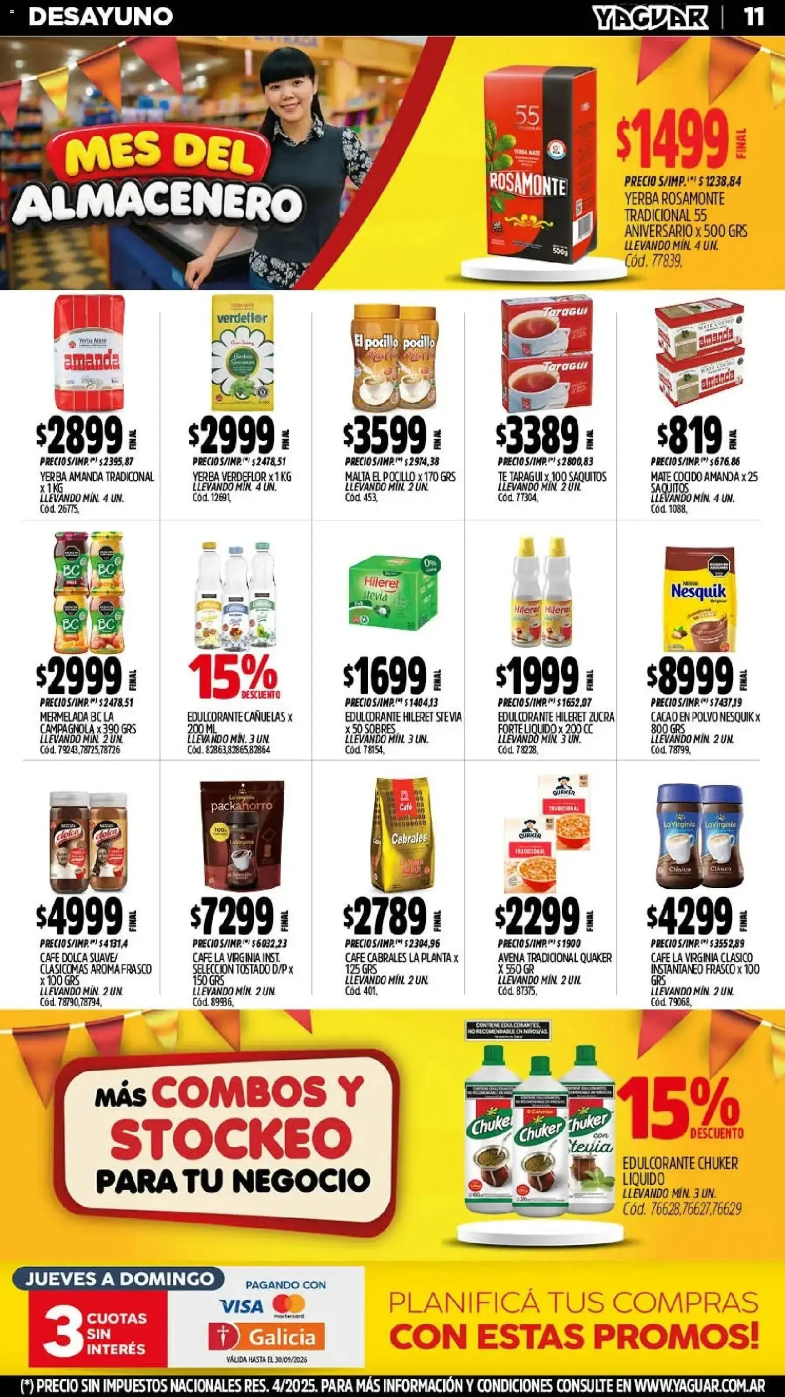 Ofertas de Yaguar - Oferta Semanal Chaco del 21/09/2026 - 26/09/2026 21 de septiembre al 26 de septiembre 2026 - Página 11 del catálogo