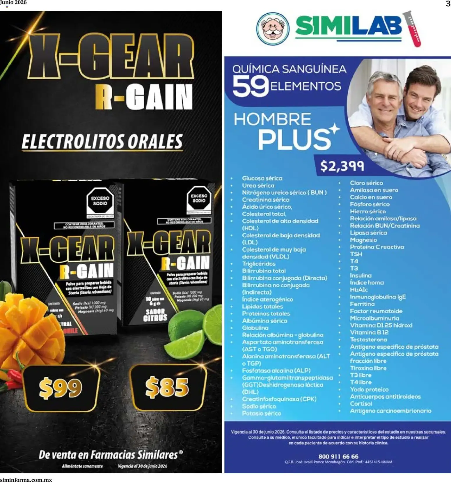 Catálogo de Farmacias Similares catálogo (01/06/2026 - 30/06/2026) - catálogo en línea 1 de junio al 30 de junio 2026 - Pagina 3