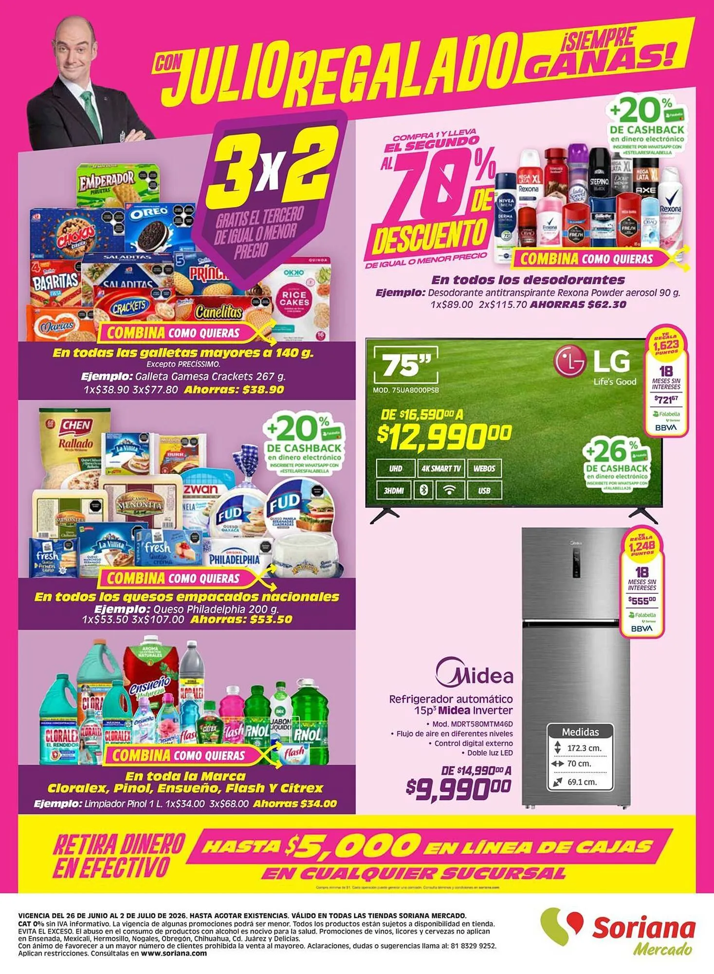 Catálogo de Folleto Soriana Mercado semana 26 26 de junio al 2 de julio 2026 - Pagina 8