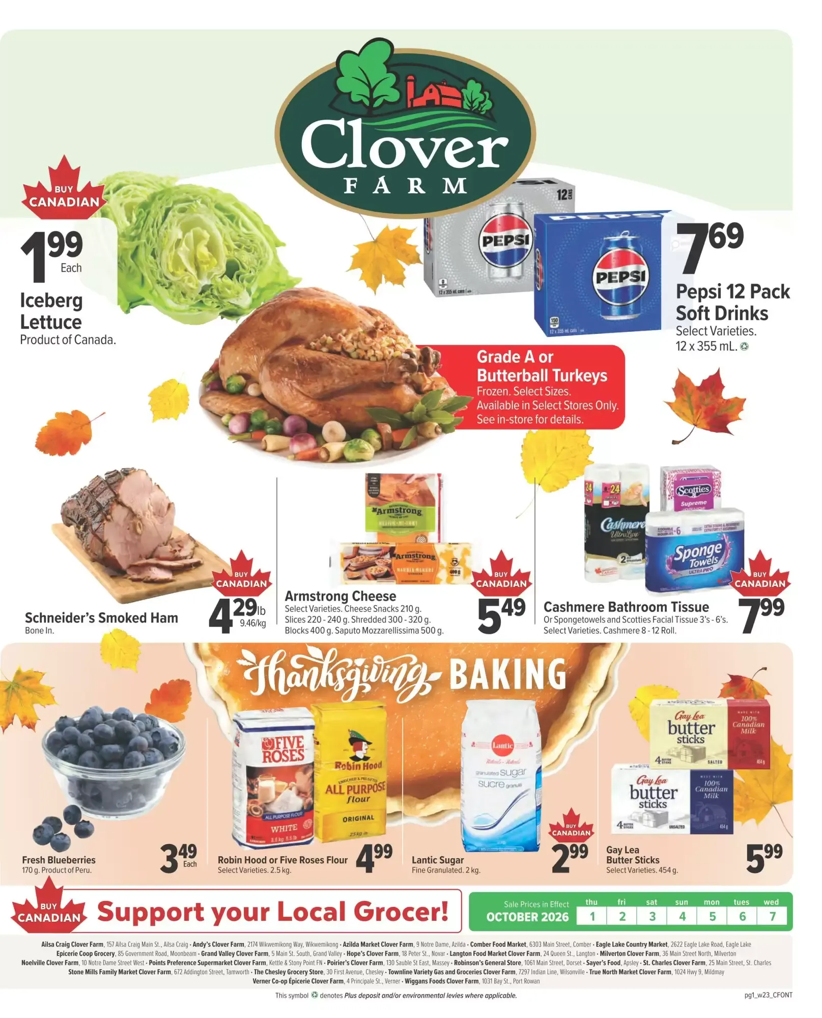 Clover Farm flyer week 40