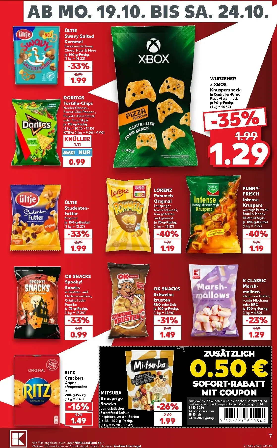 Kaufland Prospekt nächste Woche – von Montag 19.10.2026 bis Samstag 24.10.2026 von 19. Oktober bis 24. Oktober 2026 - Prospekt seite 8