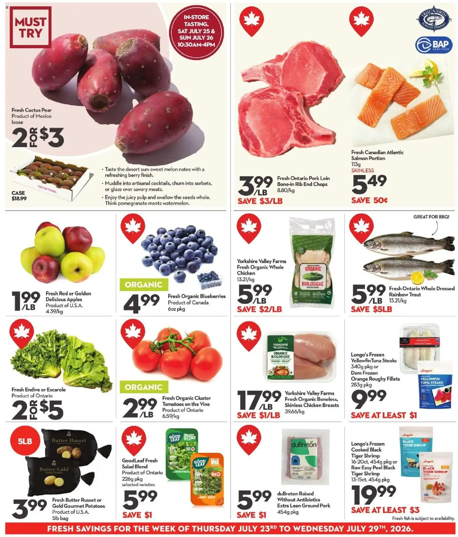 Longo's weekly flyer / circulaire from Jul 23, 2026 > weekly specials & deals from July 23 to July 29 2026 - flyer page 4