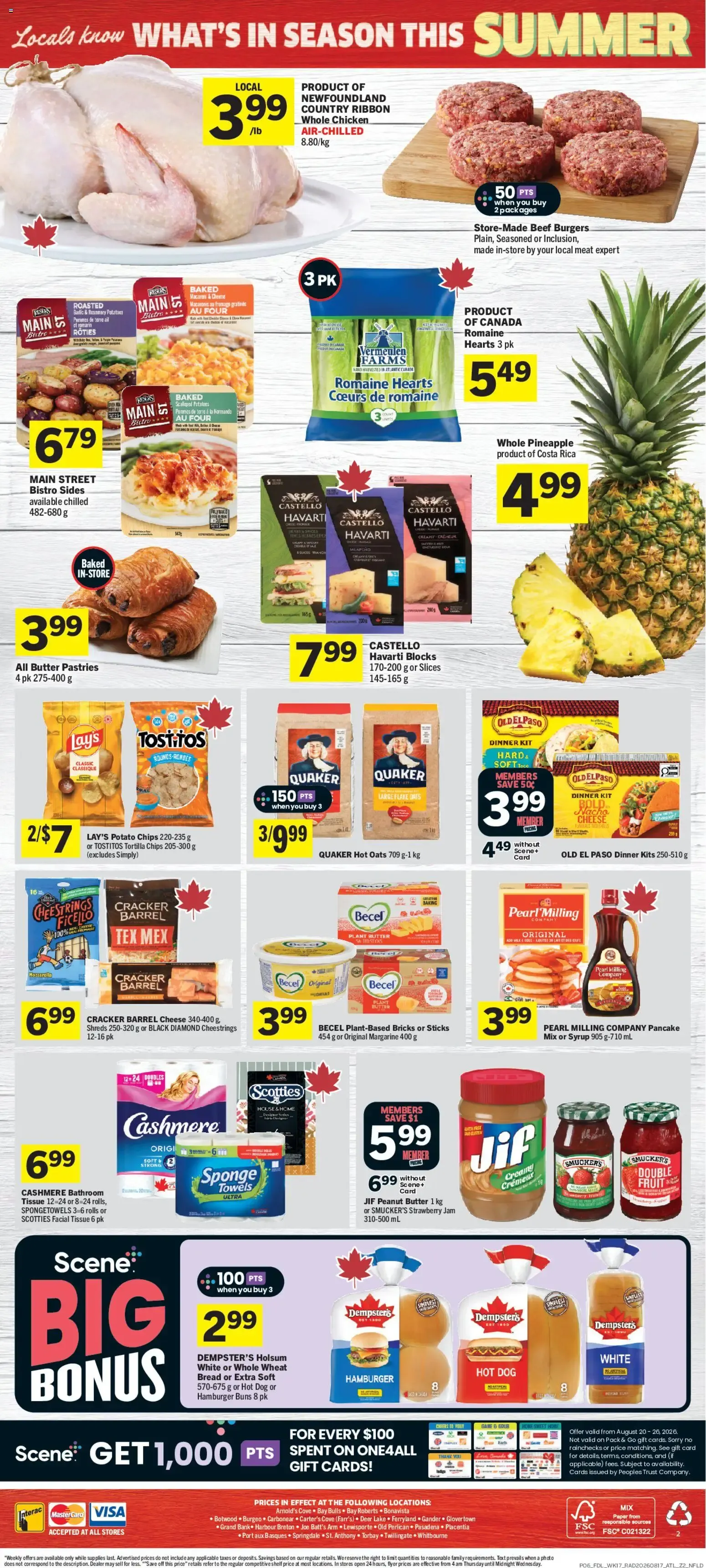 Foodland weekly flyer / circulaire from Aug 20, 2026 > weekly specials & deals from August 20 to August 26 2026 - flyer page 2
