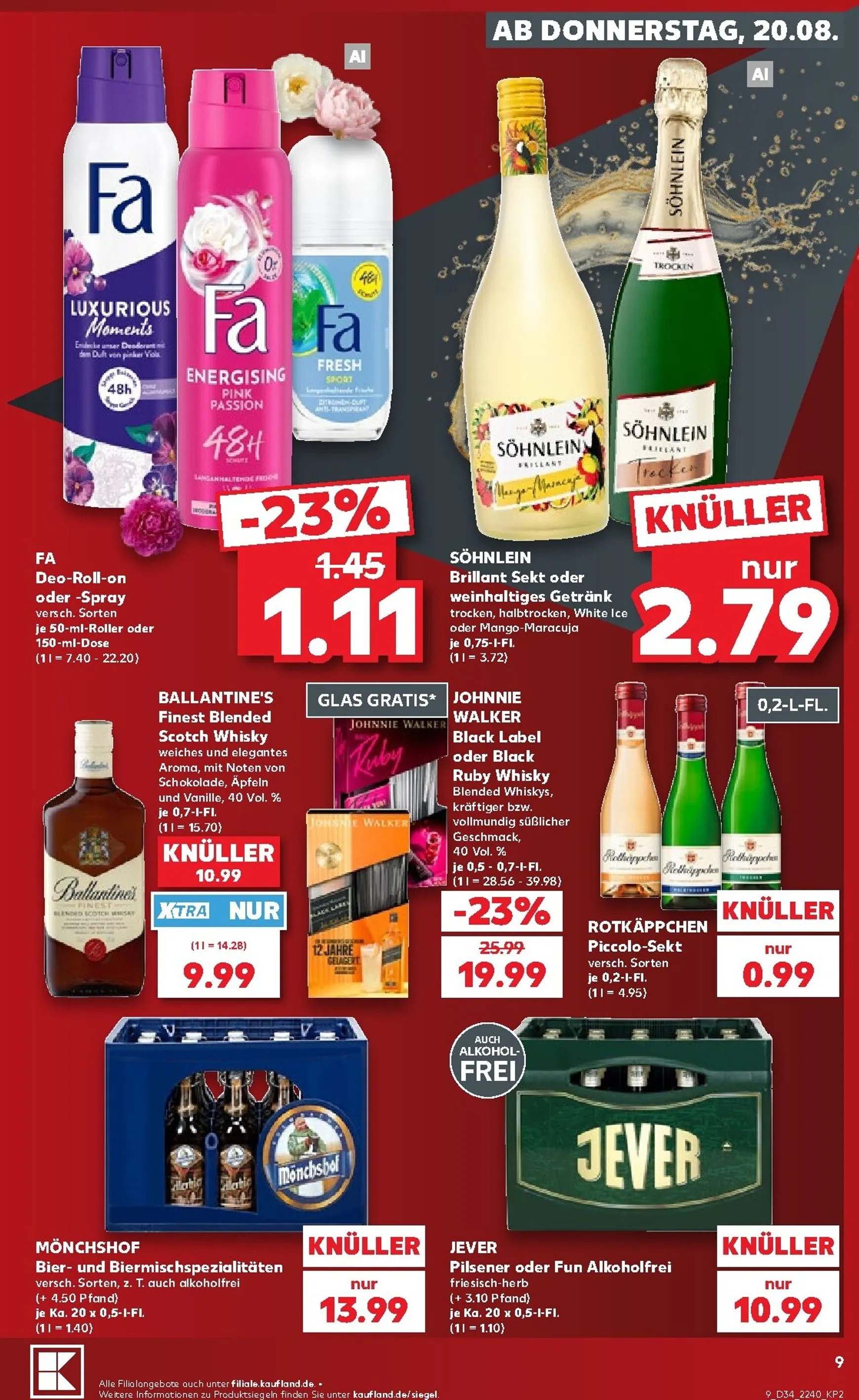 Kaufland Prospekt nächste Woche – von Donnerstag 20.08.2026 bis Mittwoch 26.08.2026 von 20. August bis 26. August 2026 - Prospekt seite 9