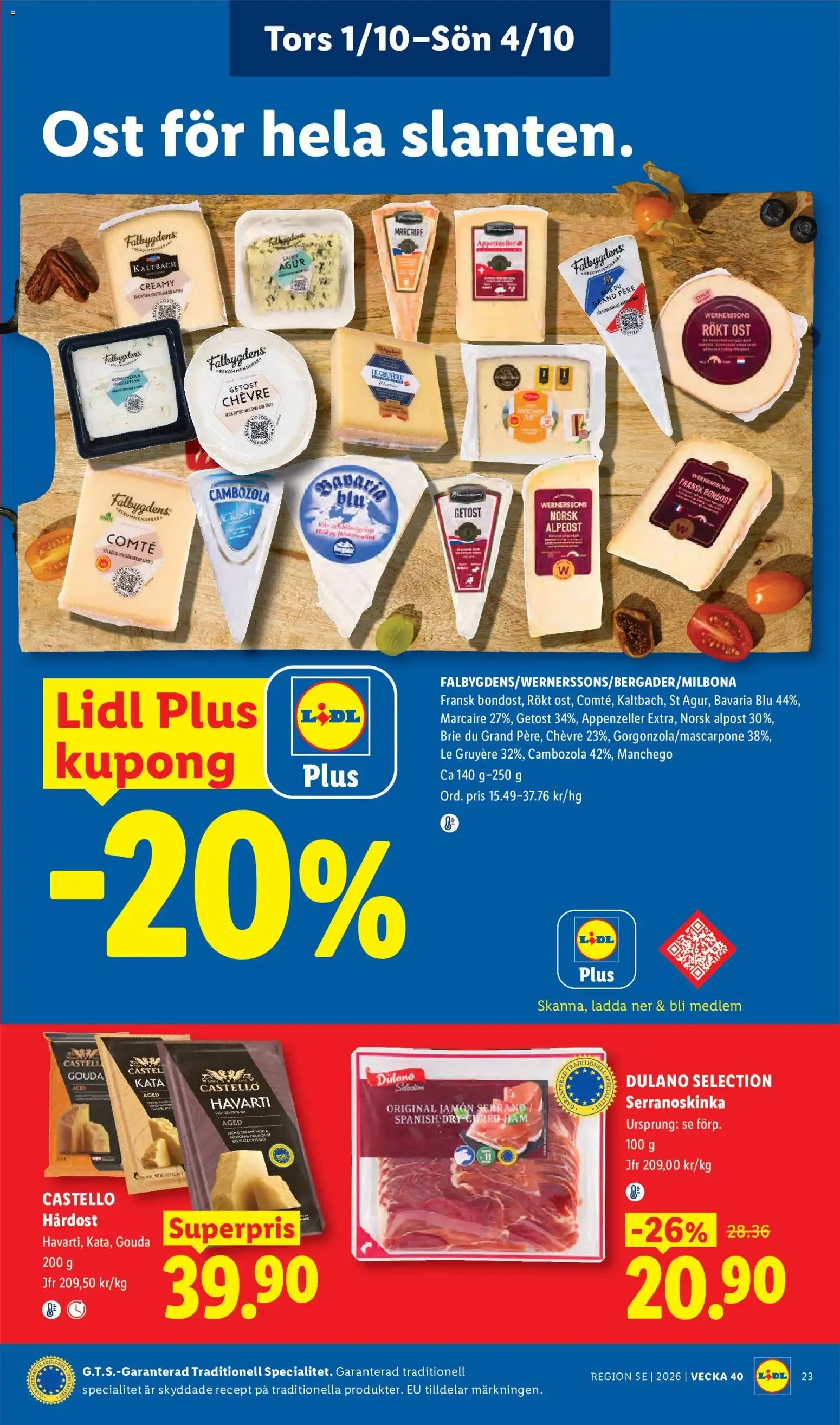 Lidl erbjudanden från 28/09/2026 - 04/10/2026 > Reklamblad nuvarande rabatter från 28 september till 4 oktober 2026 - Reklamblad sidor 26