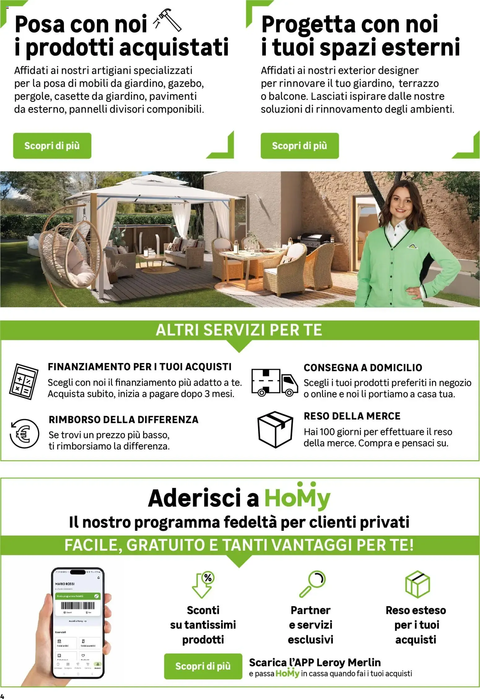 Catalogo Giardino 2026 - Mobili e complementi per esterni da 1 aprile a 30 settembre di 2026 - Pagina del volantino 4