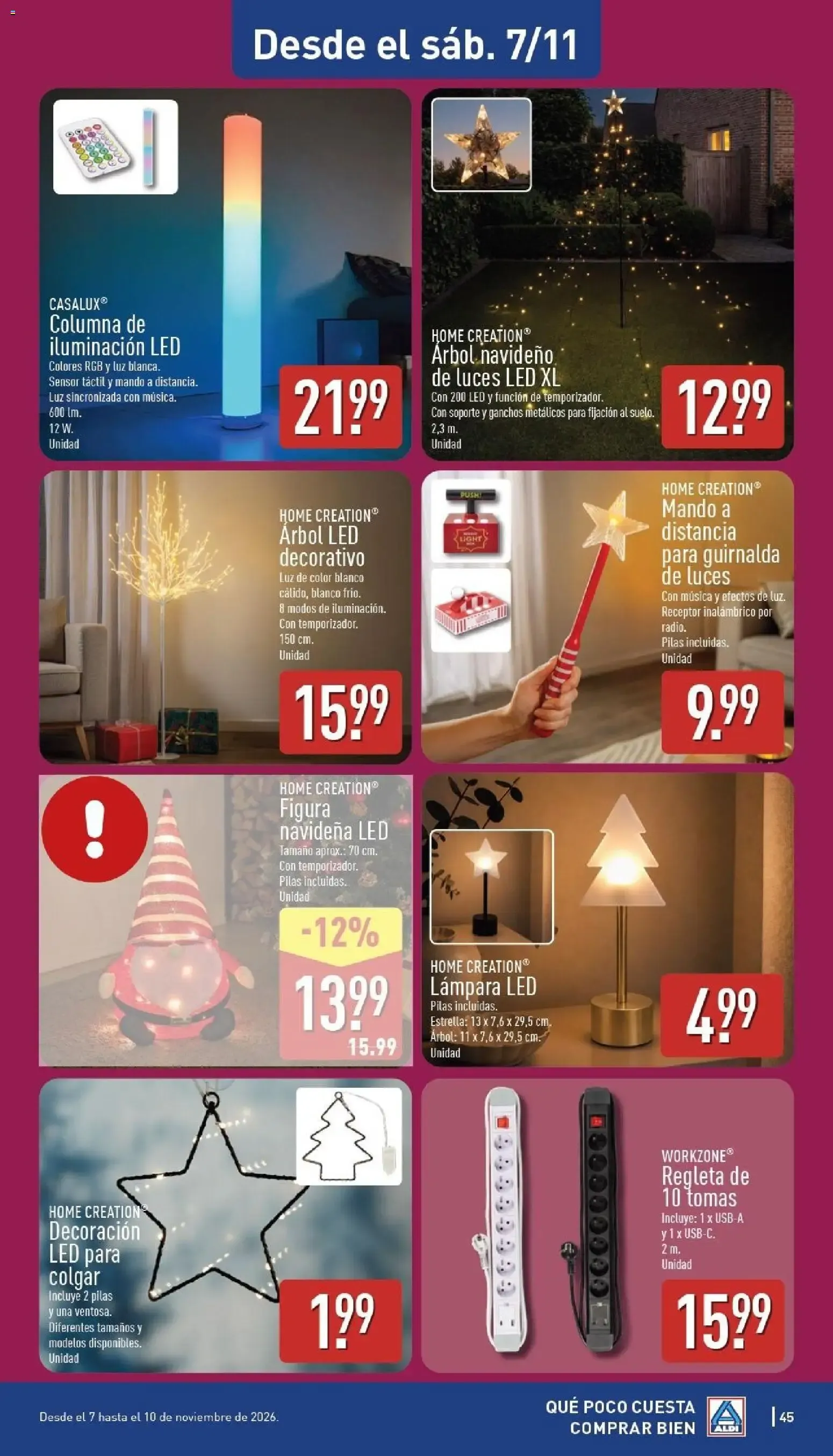 Catálogo de Aldi: Juega a lo Grande a Precios Muy Pequeños 2 de noviembre al 8 de noviembre 2026 - Página 45