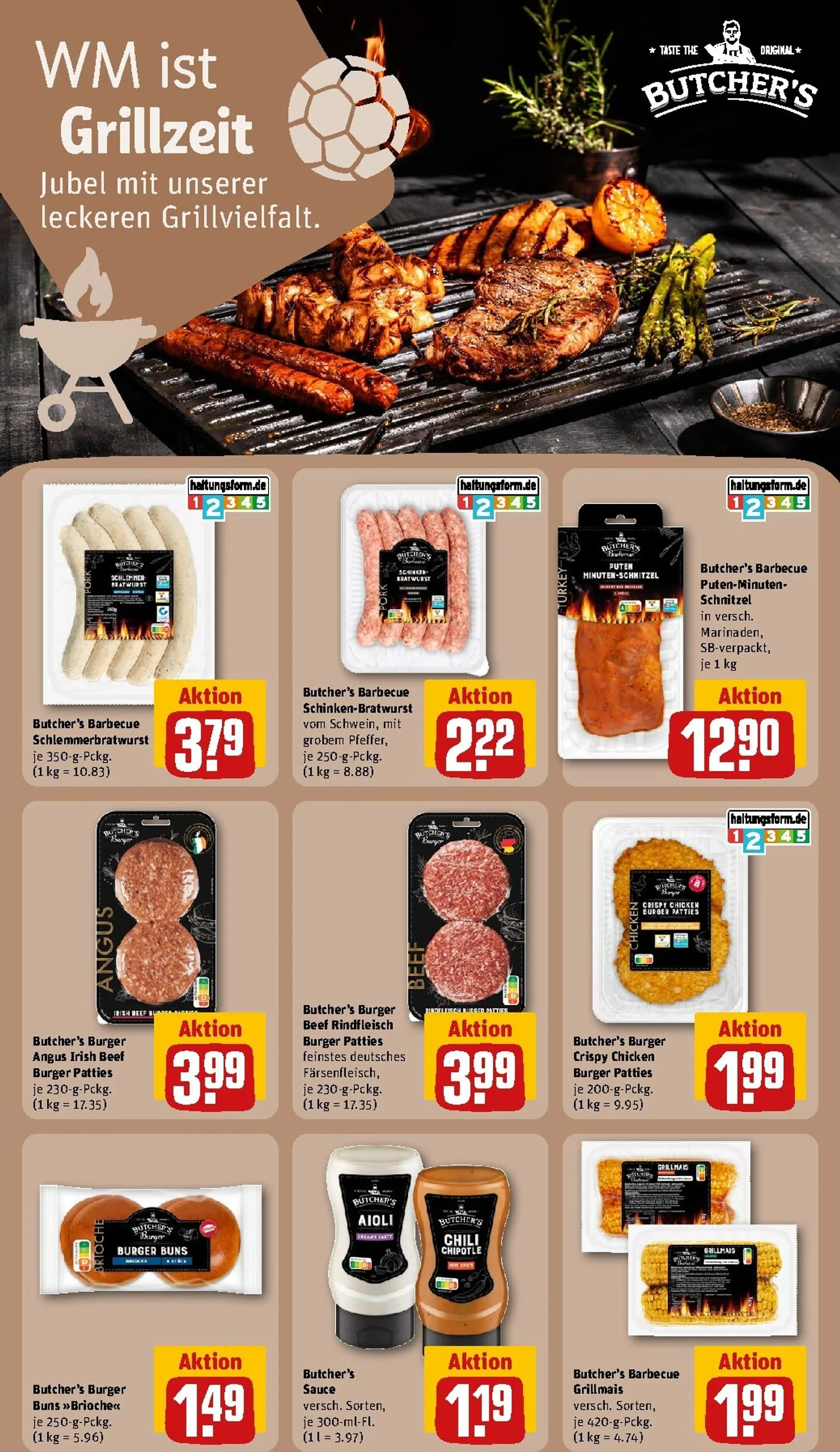 Rewe Prospekt: Fan-Momente zum Angrillen! von 8. Juni bis 13. Juni 2026 - Prospekt seite 15