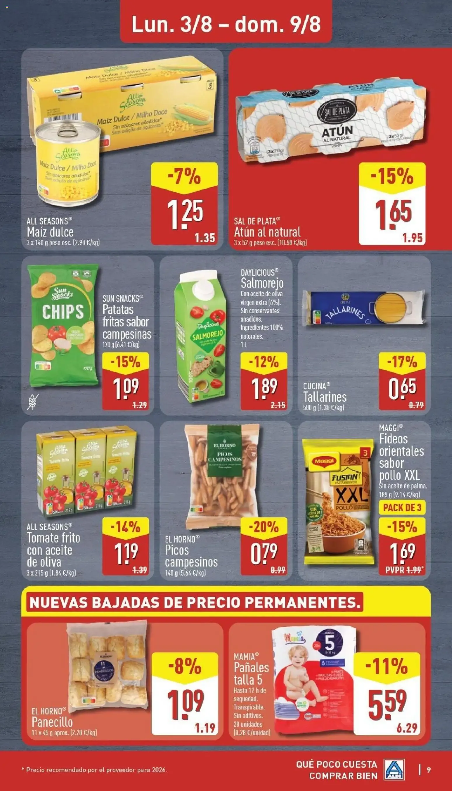 Catálogo de Aldi: Frescura a precios para tirarse a la piscina 3 de agosto al 9 de agosto 2026 - Página 9
