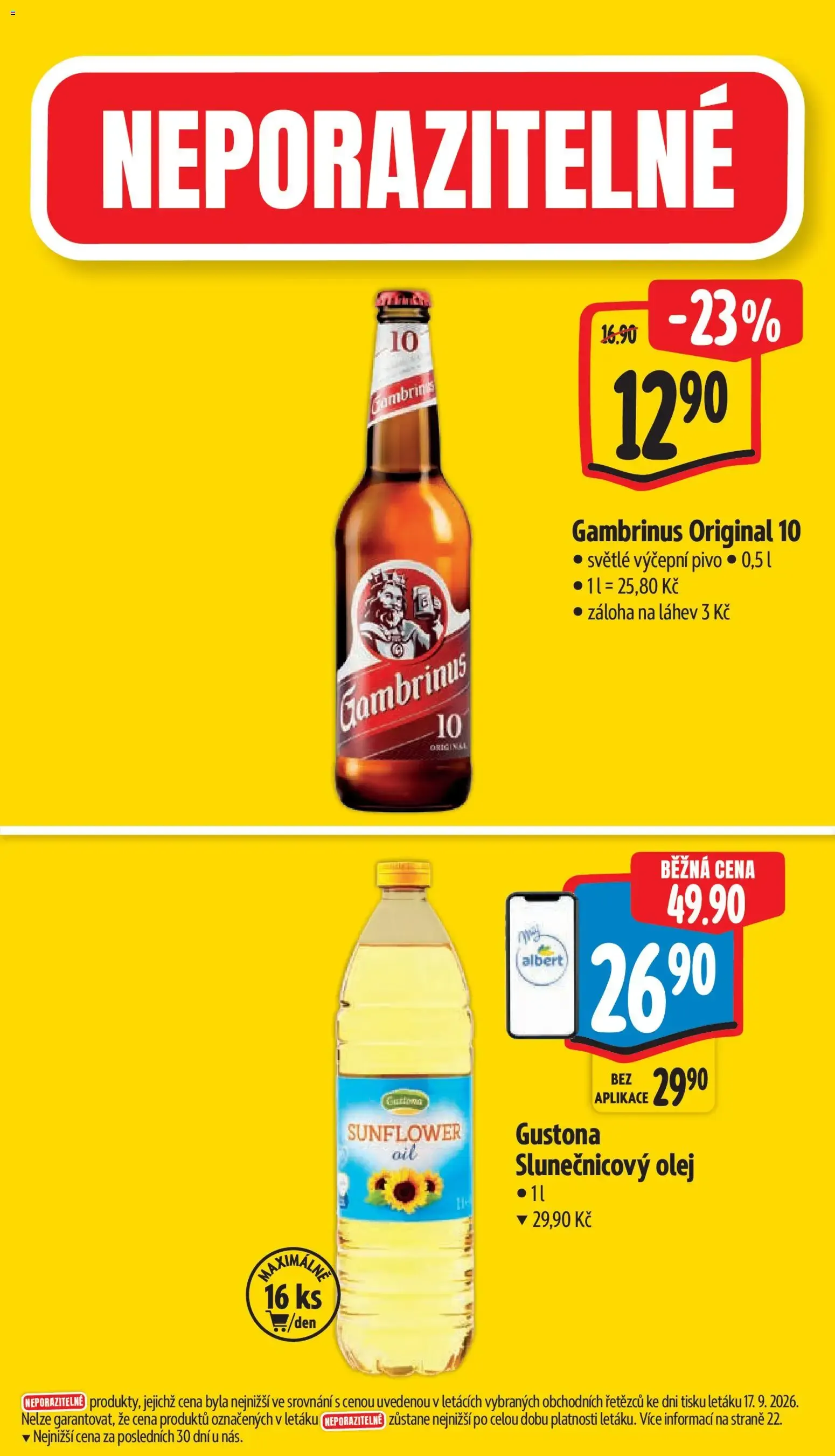 Albert leták - Supermarket - Frenštát pod Radhoštěm od 23.09.2026 - Akční leták - 23. září 29. září 2026 - Page 4