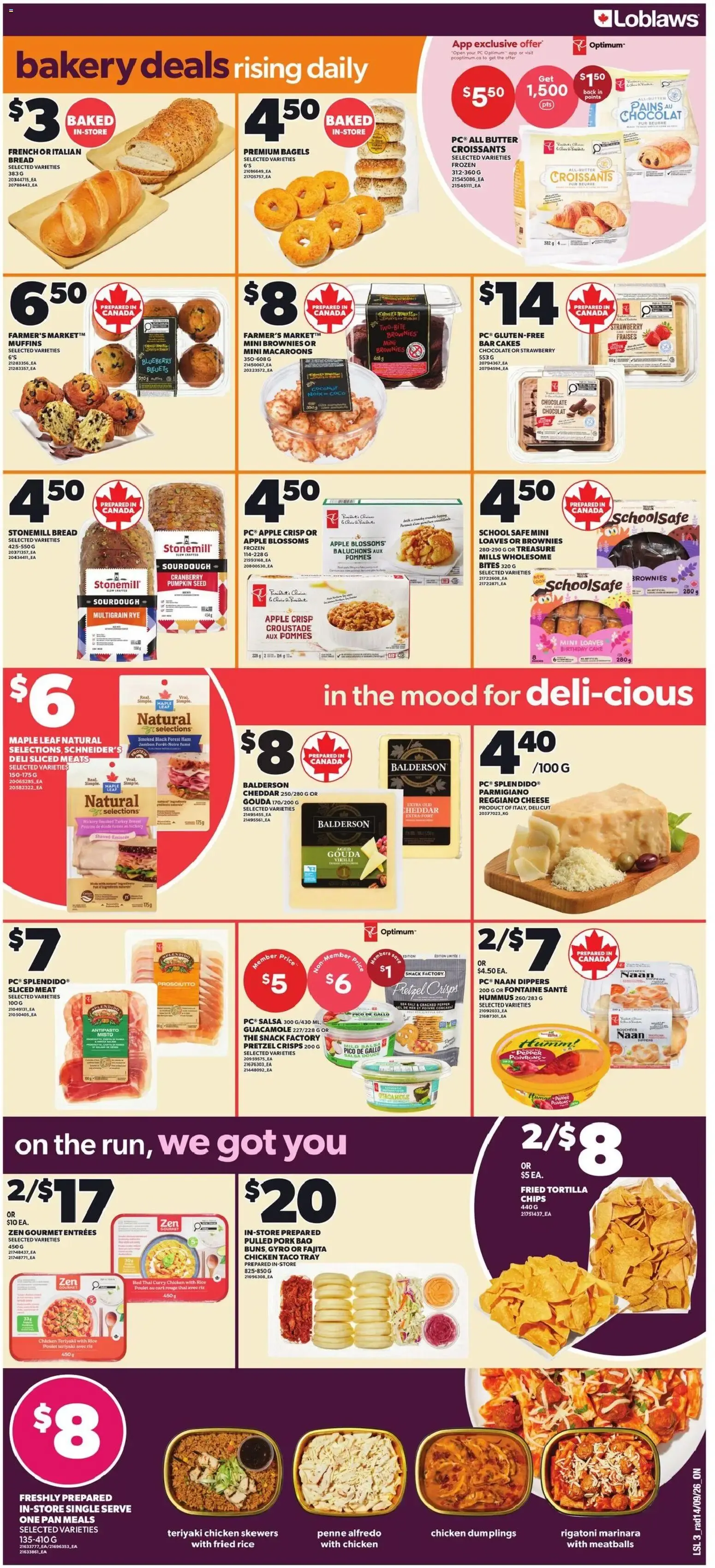 Loblaws weekly flyer / circulaire from Sep 17, 2026 > weekly specials & deals from September 17 to September 23 2026 - flyer page 4