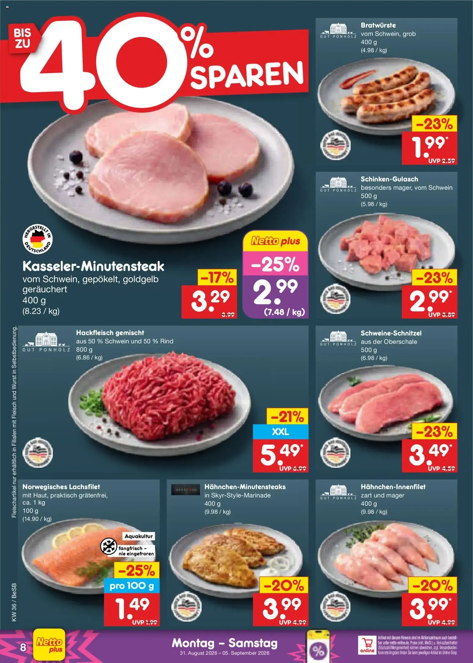 Netto Marken-Discount Prospekt (ab 31.08.2026) » Angebote von 31. August bis 5. September 2026 - Prospekt seite 10