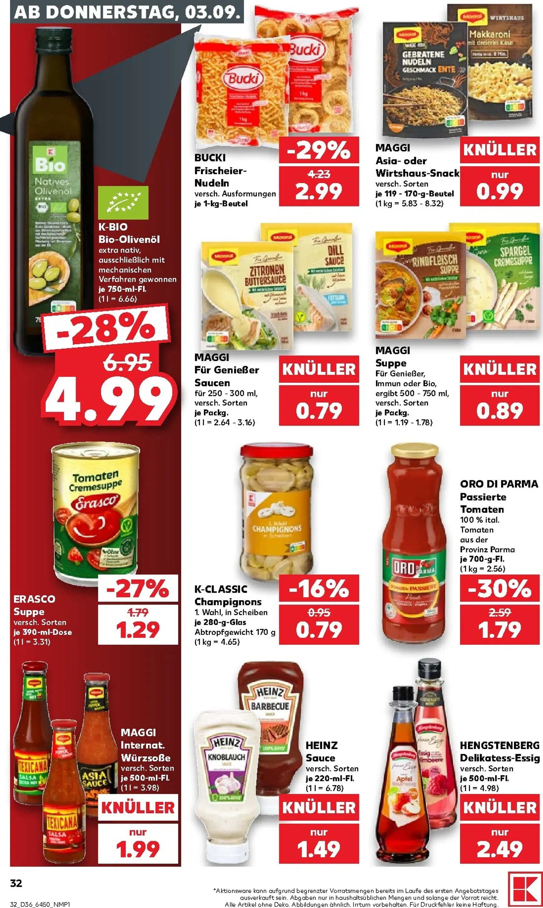 Neuer Kaufland Prospekt – von Donnerstag 03.09.2026 bis Mittwoch 09.09.2026 von 3. September bis 9. September 2026 - Prospekt seite 33