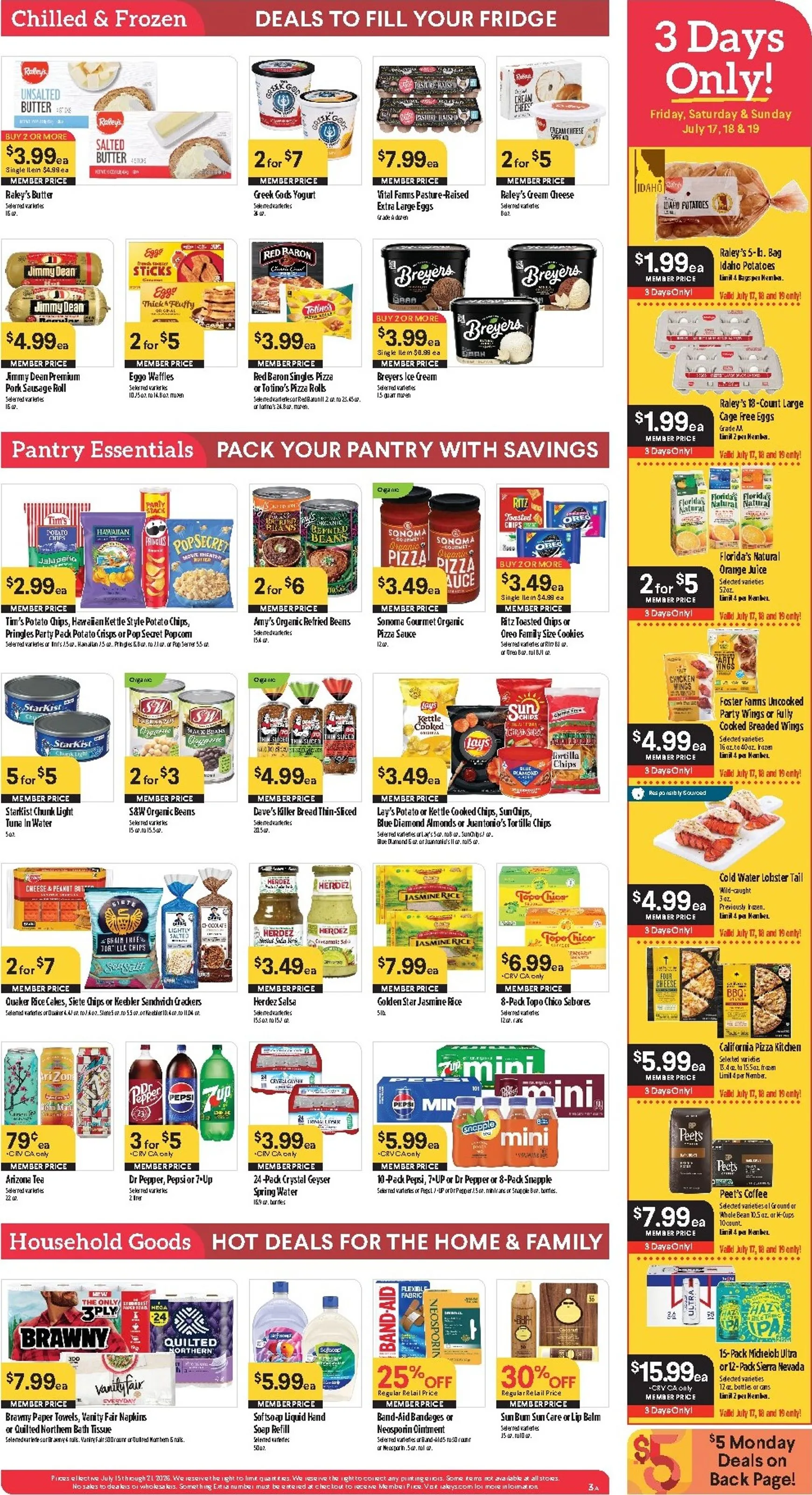 Weekly ad Raley's - Get Excited! Something Extra Dollars from July 15 to July 21 2026 - Page 4