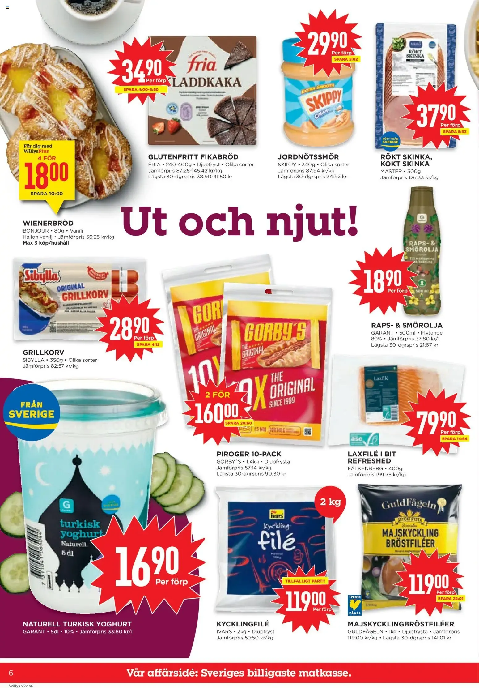WILLY:S från 29 juni till 5 juli 2026 - Reklamblad sidor 6