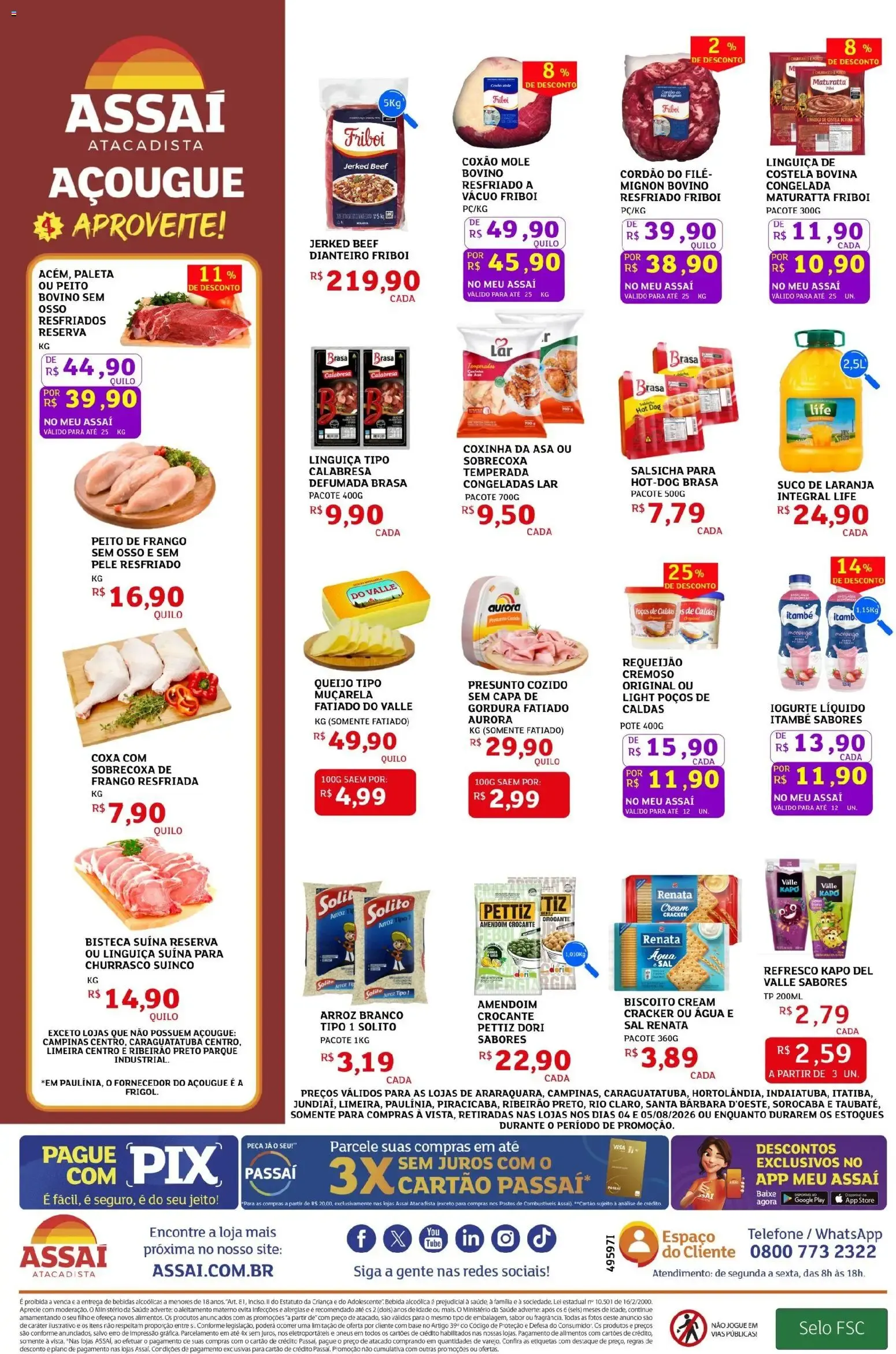 Encarte de Assaí Atacadista ofertas - SP de 04/08/2026 | Promoções Online 4 de agosto até 5 de agosto 2026 - Pagina 2