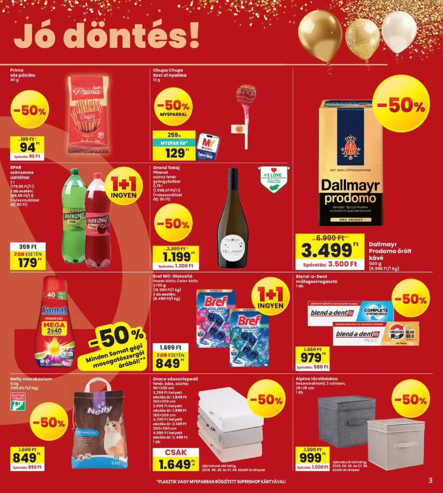 Katalógus Interspar akciós újság - 2026.06.25. -tól/töl > akció, lapozható szórólap 🛍️ június 25.-tól július 1.-ig 2026. - Oldal 3