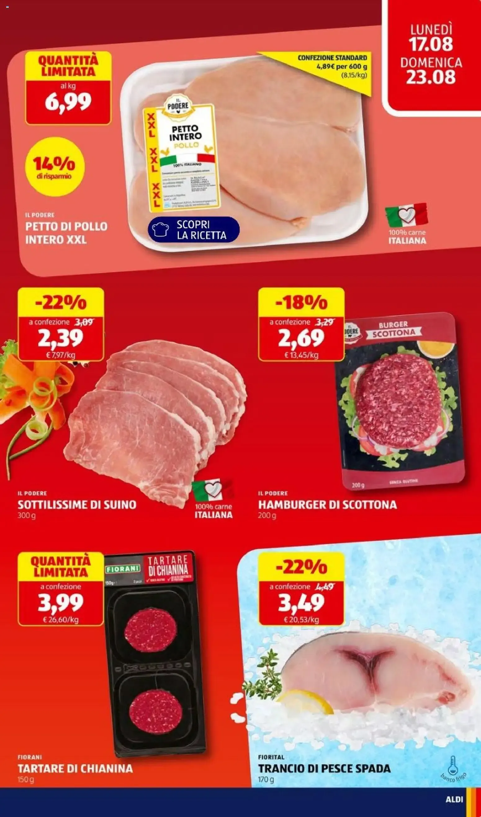 Nuovo Aldi volantino dal 17/08/2026 > offerte anteprima 🛍️ da 17 agosto a 23 agosto di 2026 - Pagina del volantino 13
