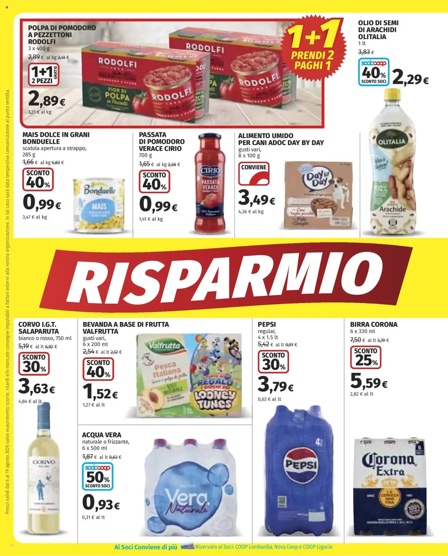 Coop Superstore - Risparmio Mio da 6 agosto a 19 agosto di 2026 - Pagina del volantino 4