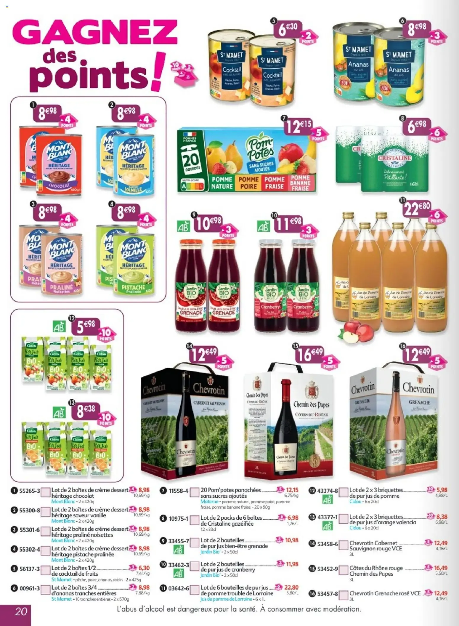 Maximo catalogue epicerie à partir du 24/08/2026 - promo en ligne du 24 août au 27 septembre 2026 - Catalogue page 20