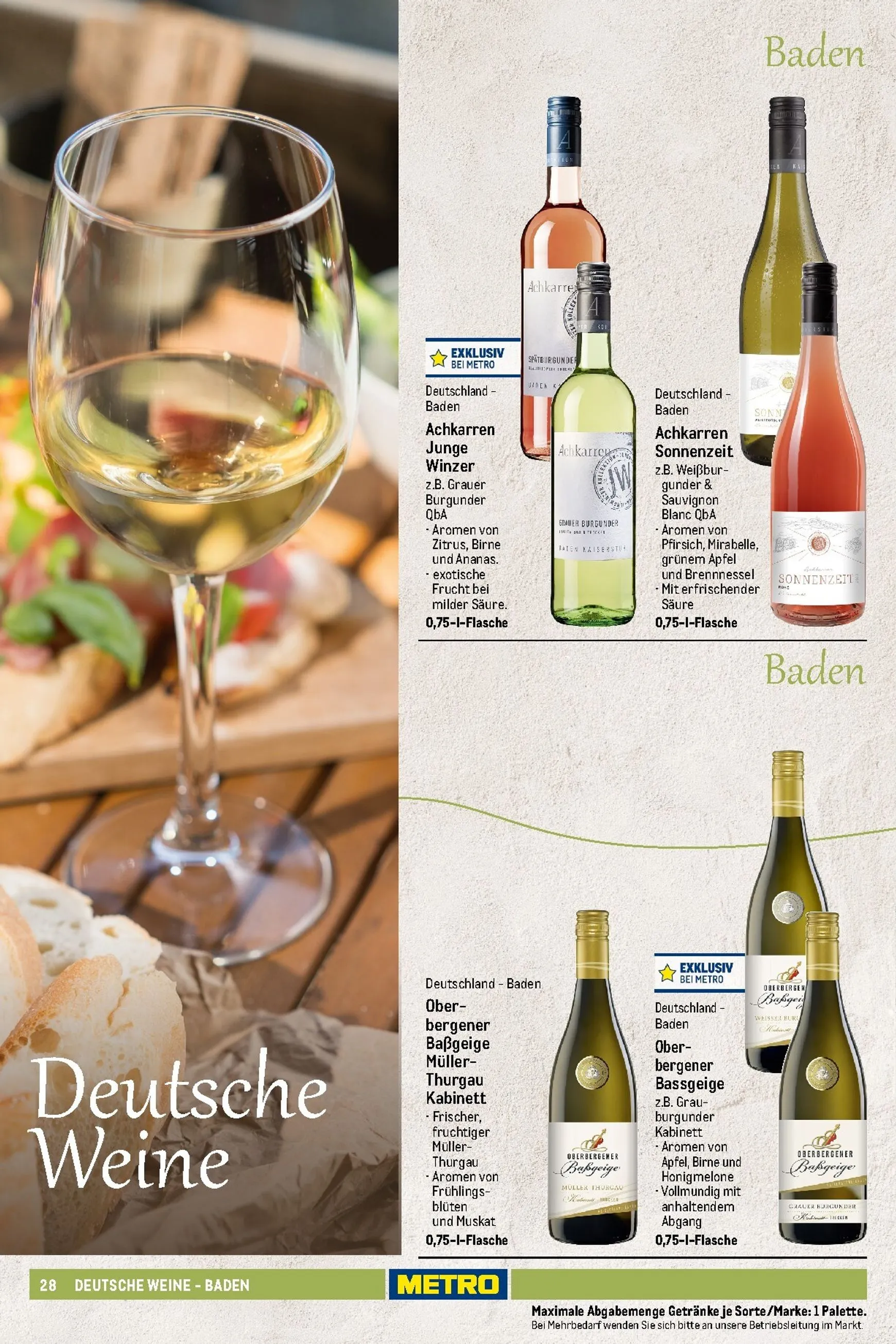 Sortimentskatalog Wein und Sekt für die perfekte Weinkarte von 1. November bis 30. September 2026 - Prospekt seite 29