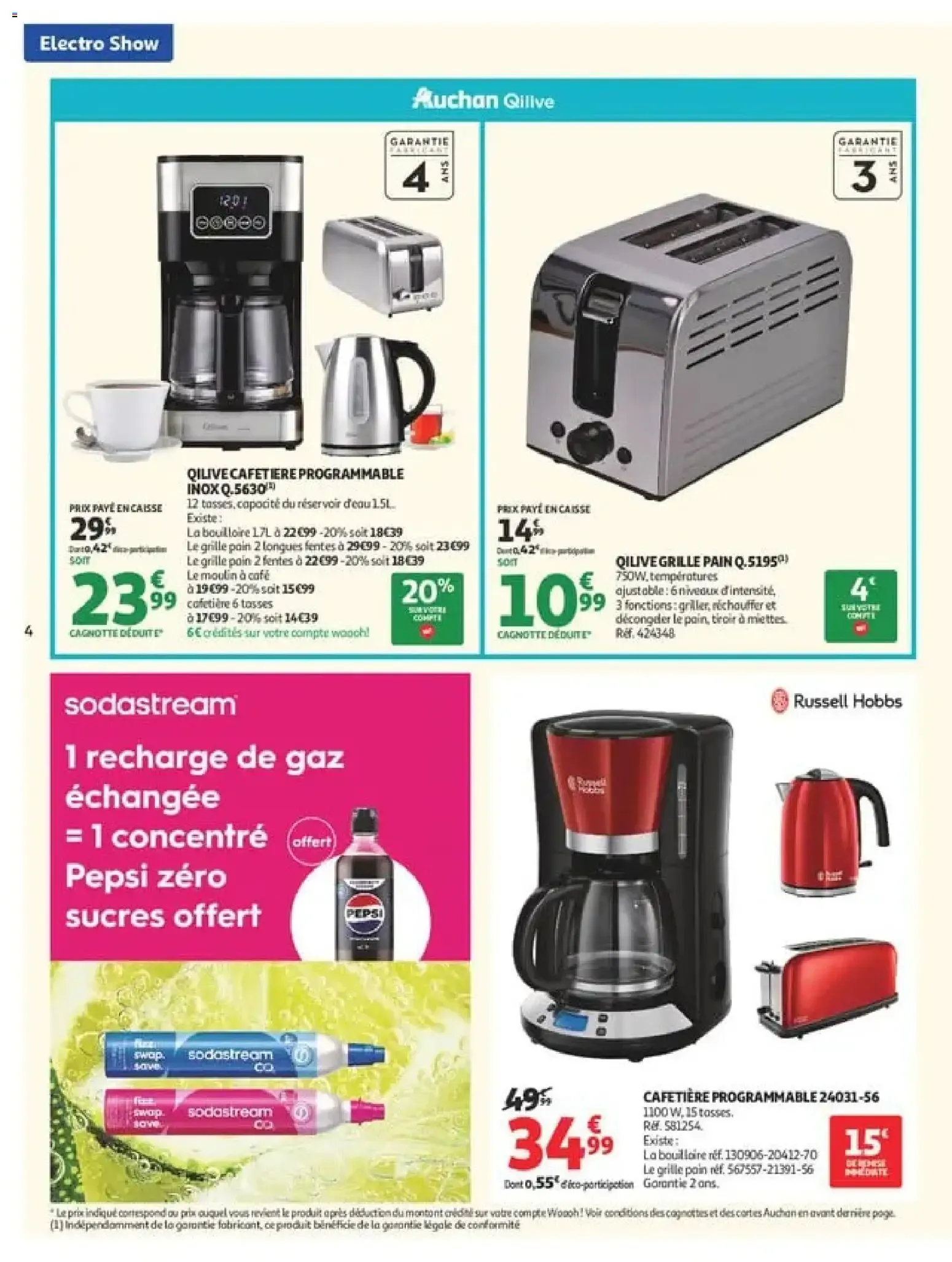 Auchan - Electroshow à partir du 01/09/2026 - promo en ligne du 1 septembre au 13 septembre 2026 - Catalogue page 4