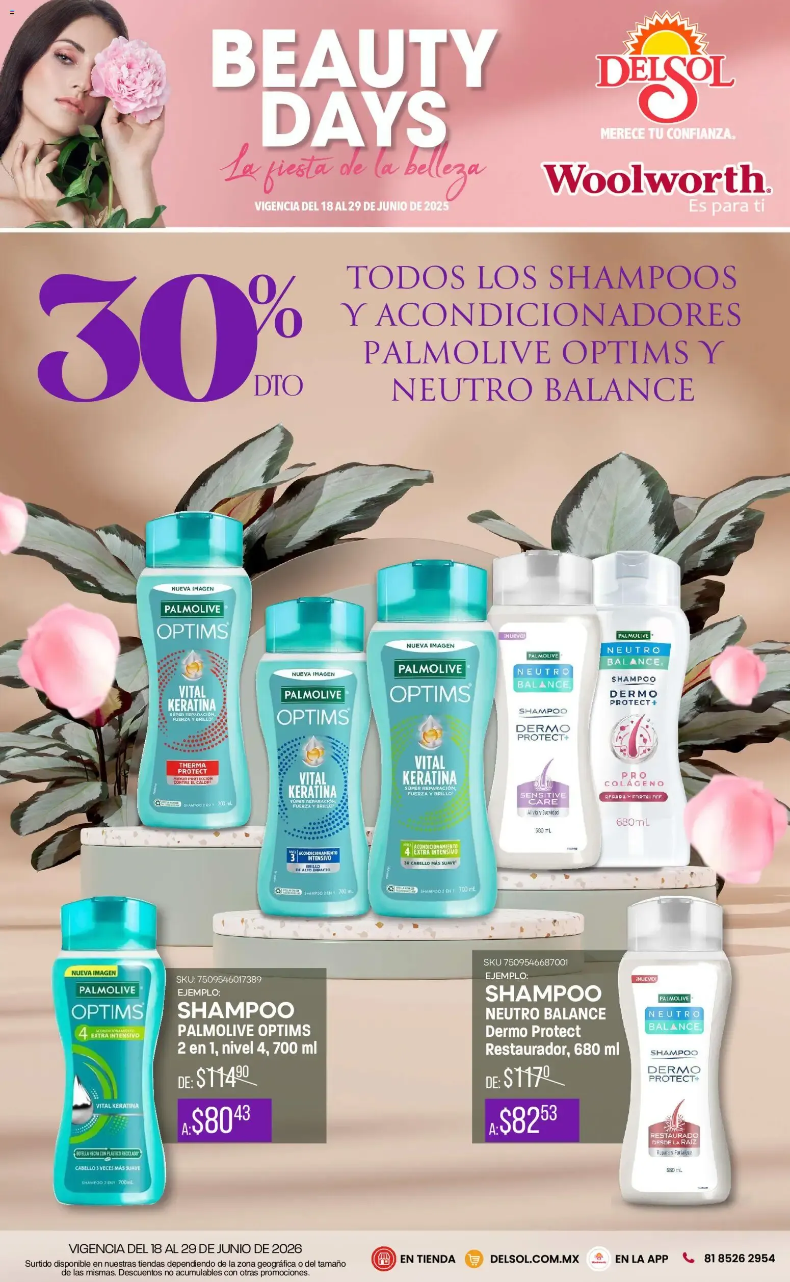 Catálogo de Del Sol y Woolworth catálogo Beauty Days (18/06/2026 - 29/06/2026) - catálogo en línea 18 de junio al 29 de junio 2026 - Pagina 1