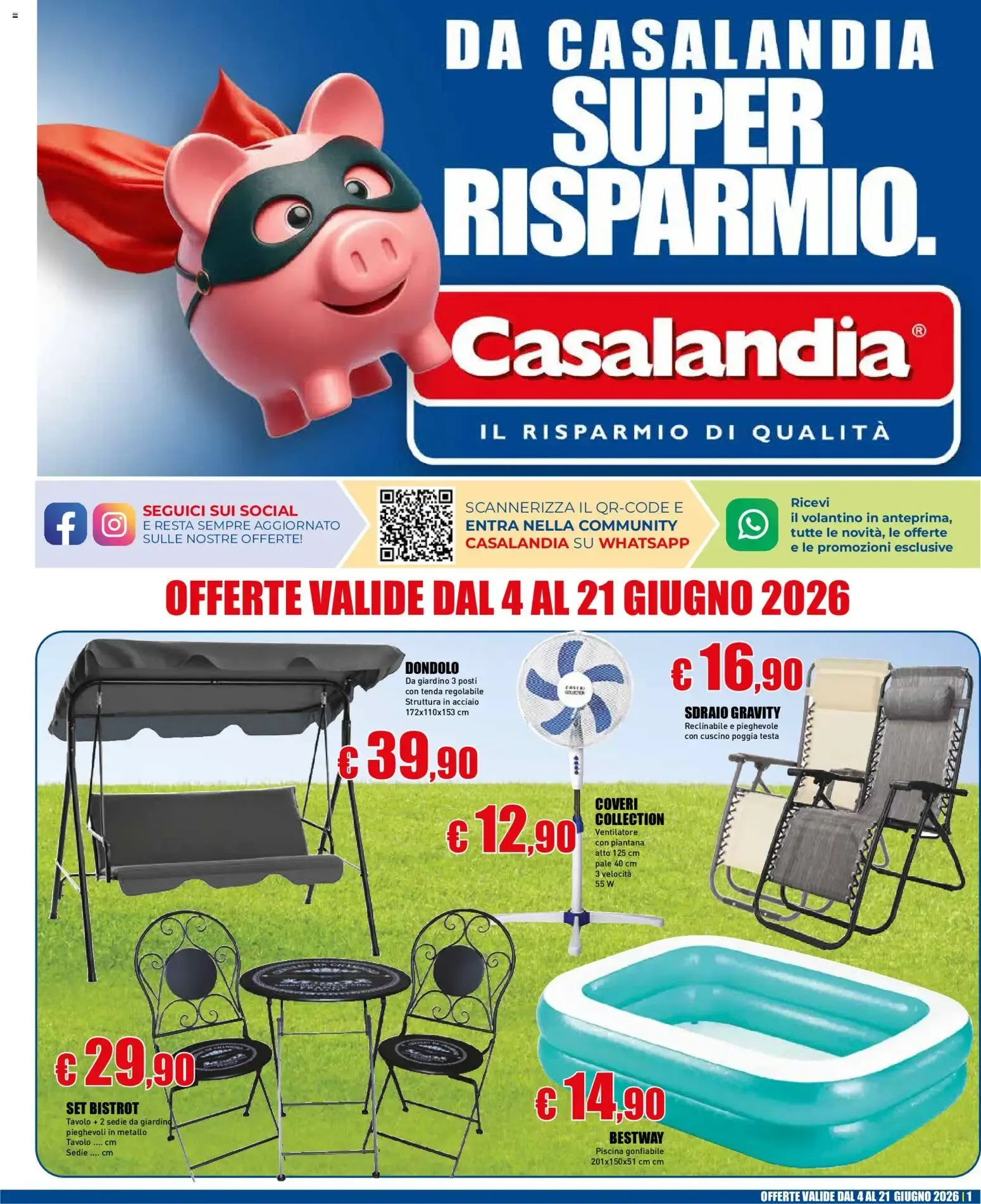 Nuovo Casalandia volantino dal 04/06/2026 > offerte anteprima 🛍️ da 4 giugno a 21 giugno di 2026 - Pagina del volantino 1