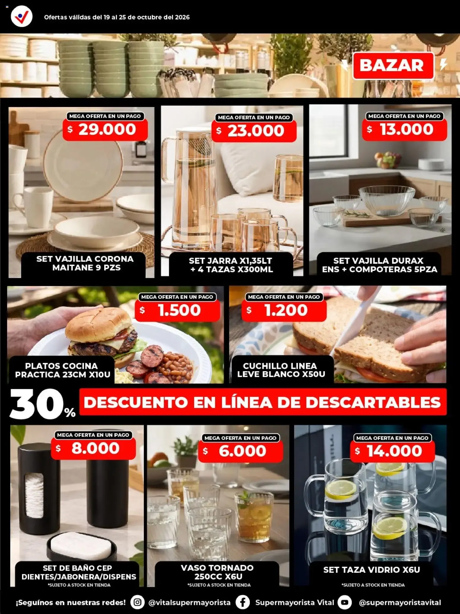 Ofertas de Vital - Especial de nonfood || del 19/10/2026 - 25/10/2026 || Catálogo 19 de octubre al 25 de octubre 2026 - Página 3 del catálogo