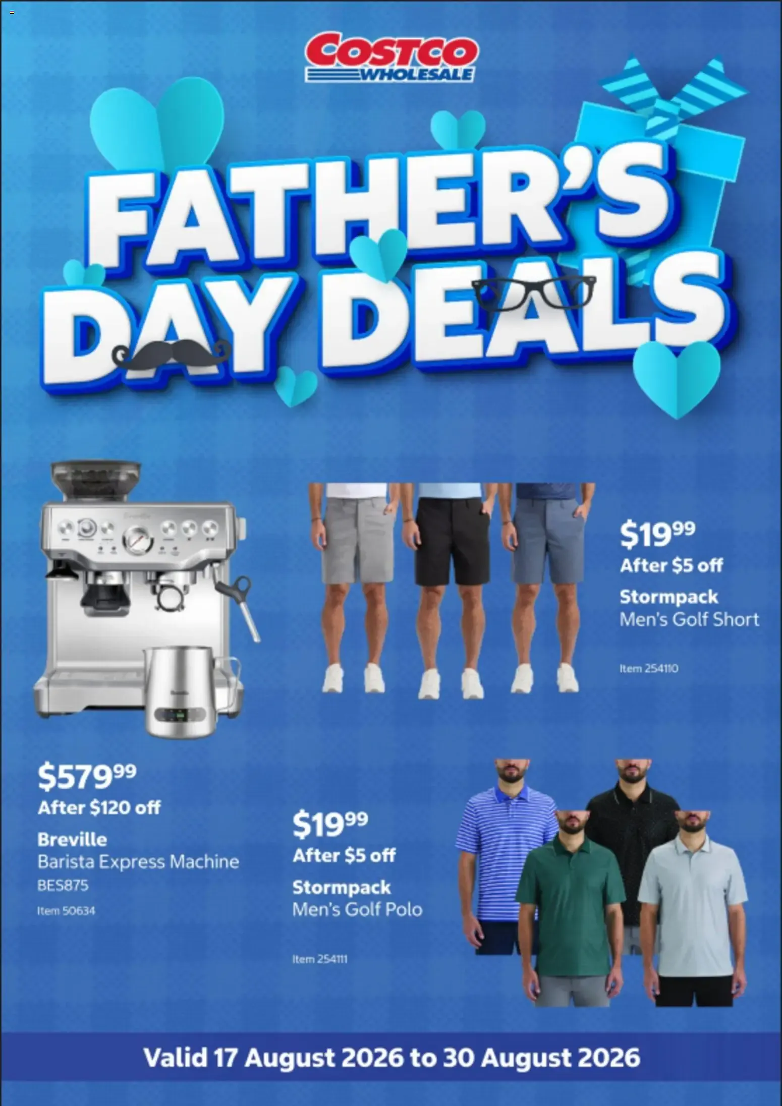 Costco Father's Day Deals - Catalogue valid from 17 August to 30 August 2026 - page 1
