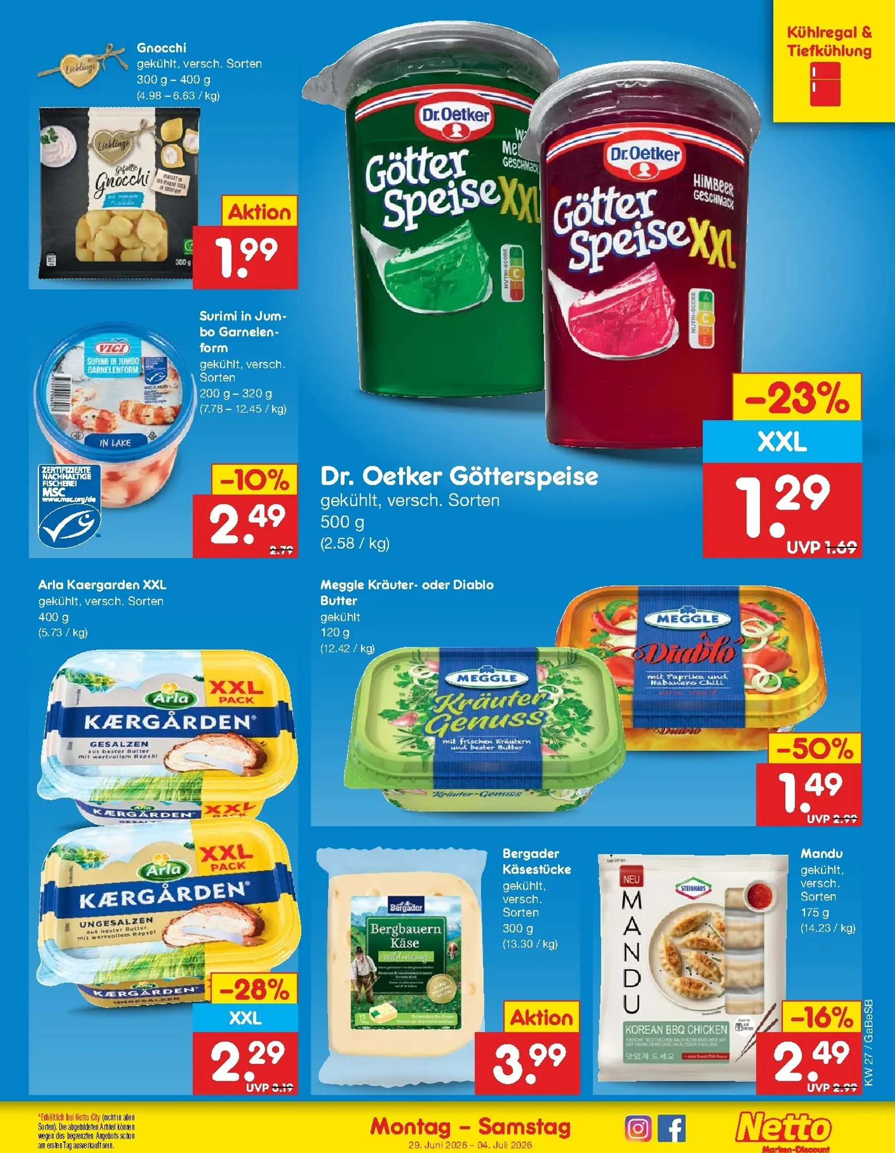 Netto Marken Discount - Wochenangebote Prospekt – von Montag 29.06.2026 bis Samstag 04.07.2026 von 29. Juni bis 4. Juli 2026 - Prospekt seite 26