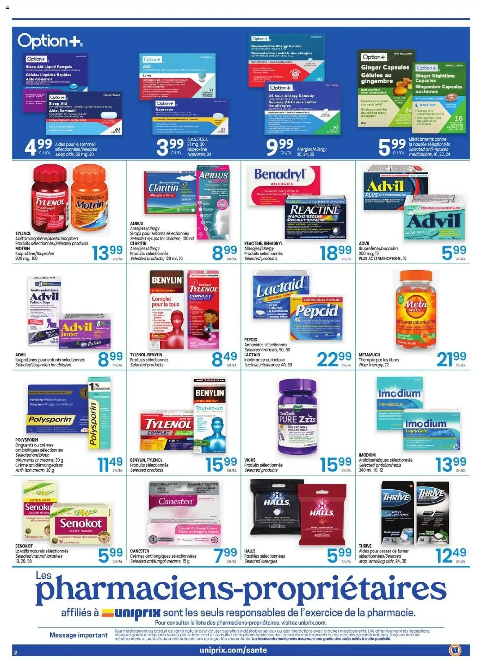 Uniprix - Uniprix Sante from August 6 to August 12 2026 - flyer page 2