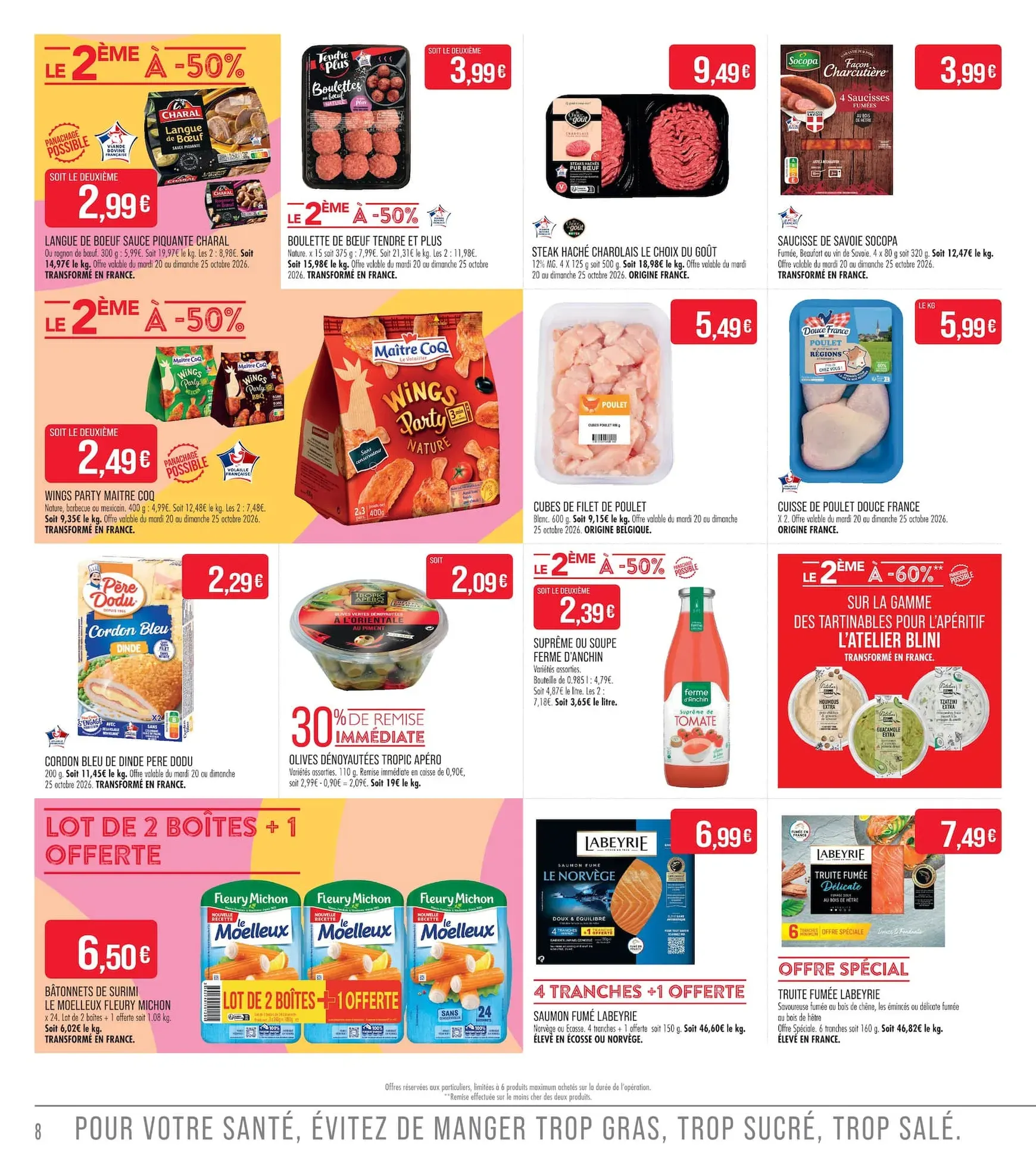 Current Match - La Match Mania leaflet valid from du mardi 20/10/2026 to du dimanche 01/11/2026 du 20 octobre au 1 novembre 2026 - Catalogue page 8