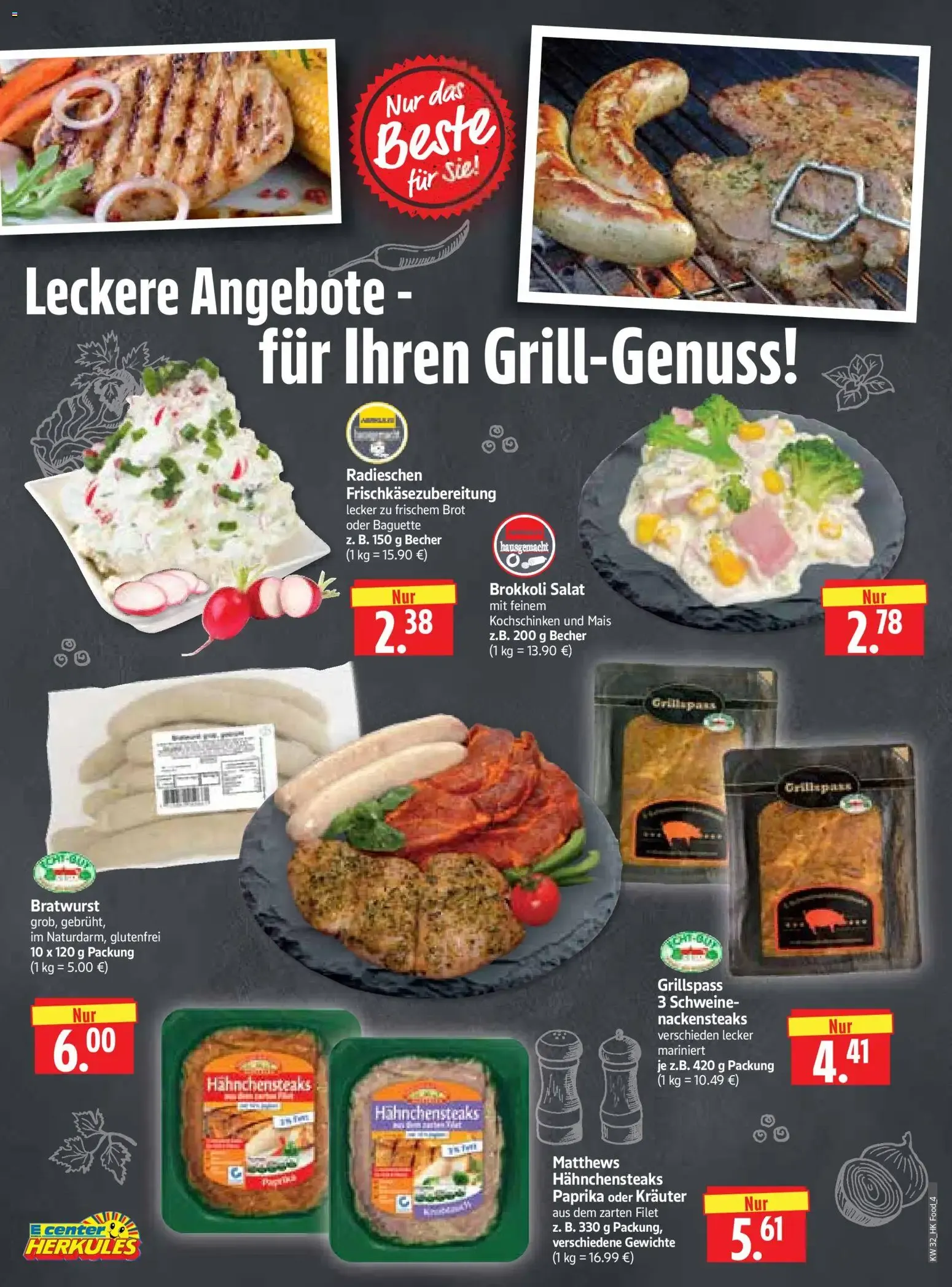 HERKULES Prospekt (ab 03.08.2026) zum Blättern von 3. August bis 8. August 2026 - Prospekt seite 4