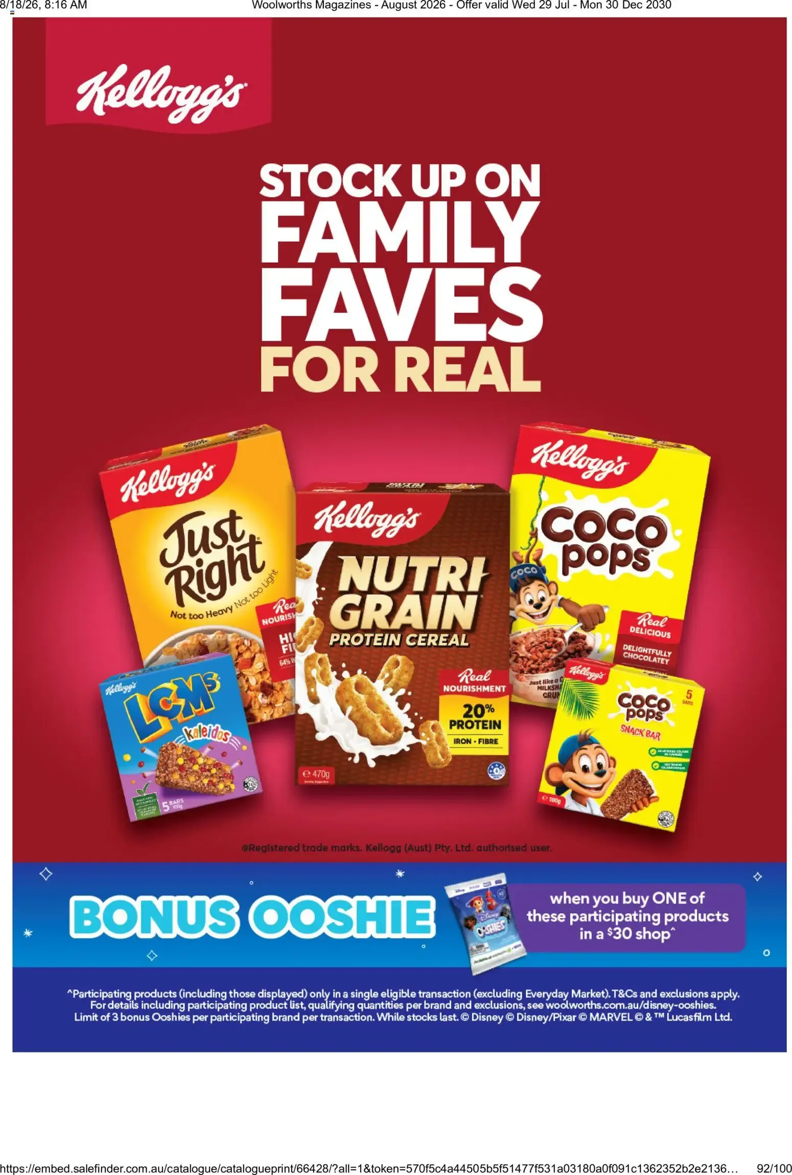Woolworths Fresh Ideas - August 2026 - Catalogue valid from 29 July to 30 December 2030 - page 92