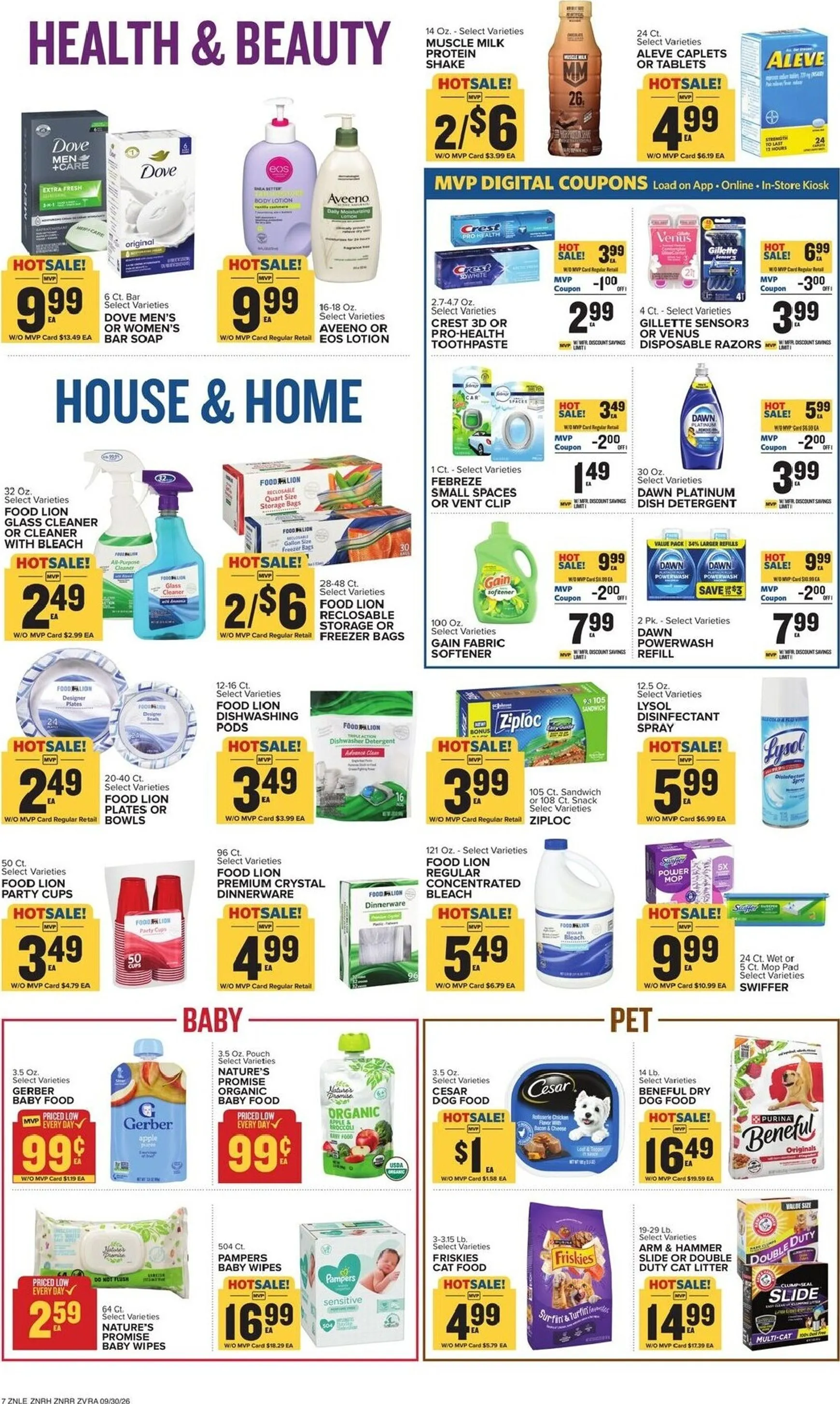 Weekly ad Current Food Lion leaflet valid from Wednesday 09/30/2026 to Tuesday 10/06/2026 from September 30 to October 6 2026 - Page 14